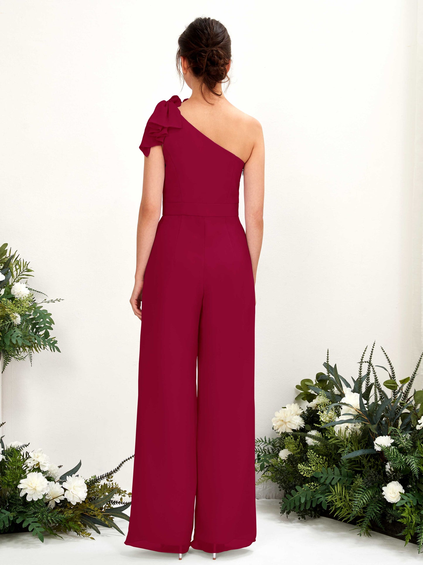 Jasmine Jester Red One Shoulder Maxi Dress