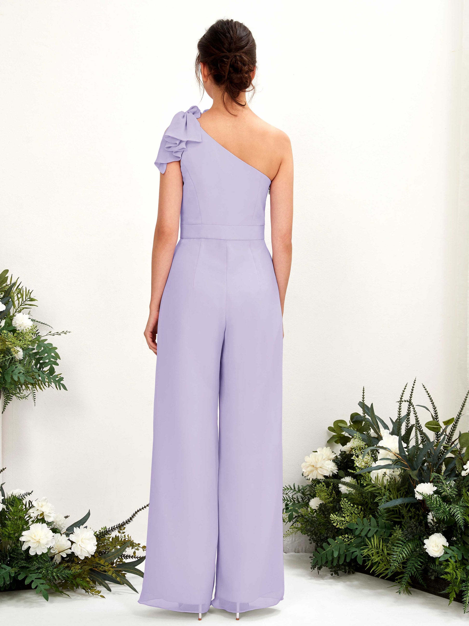 Jasmine Lilac One Shoulder Maxi Dress