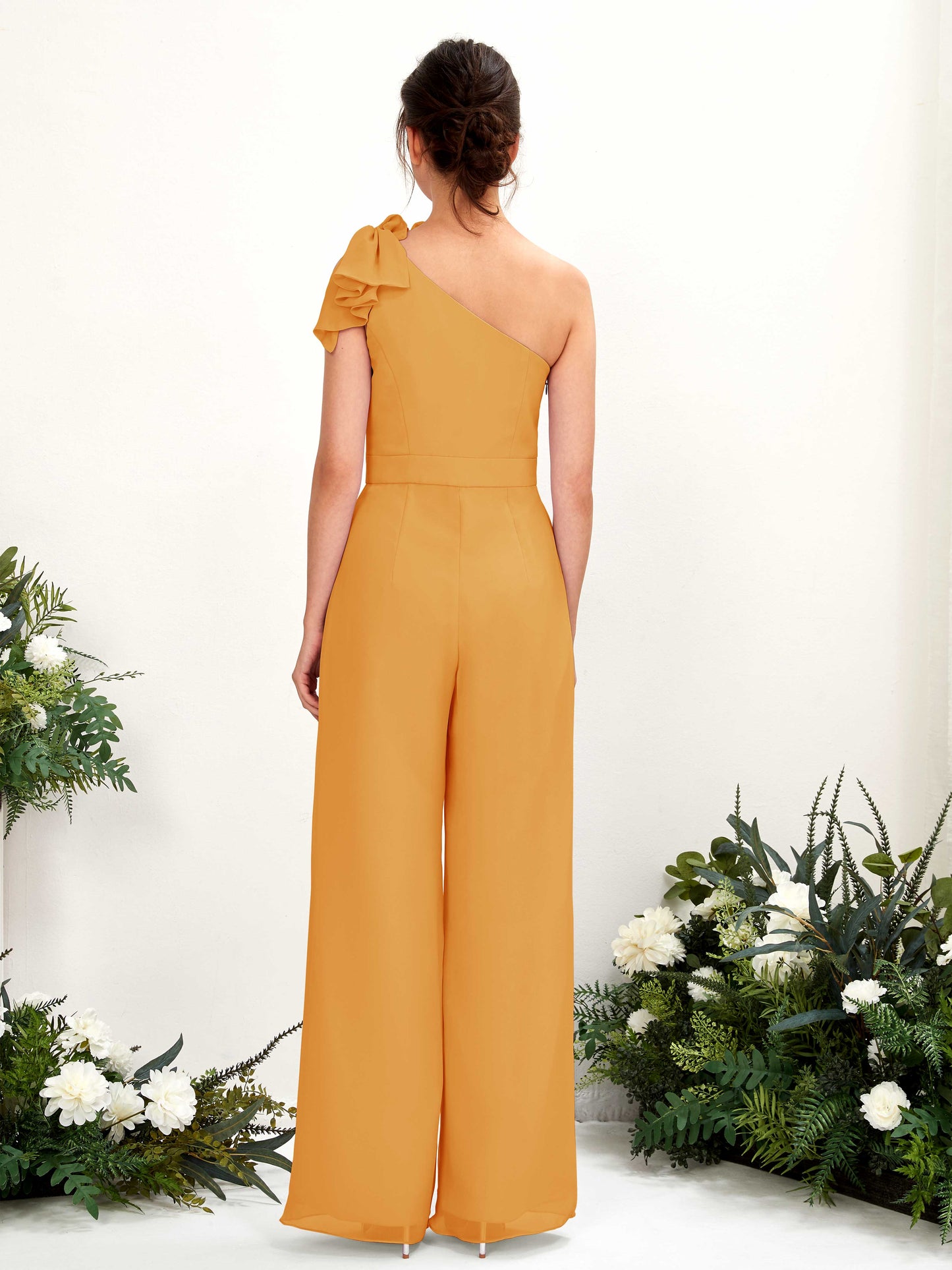 Jasmine Mango One Shoulder Maxi Dress