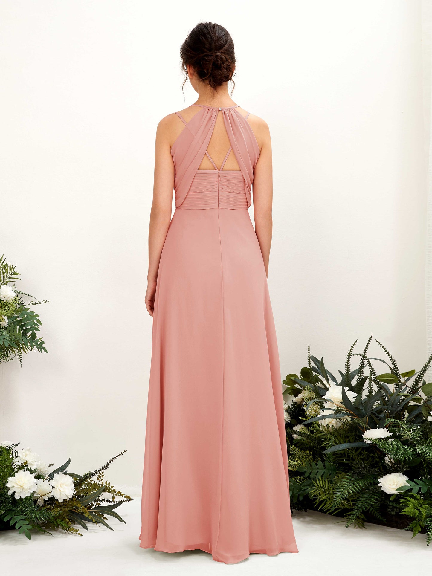 Joa Champagne Rose Sleeveless Maxi Dress