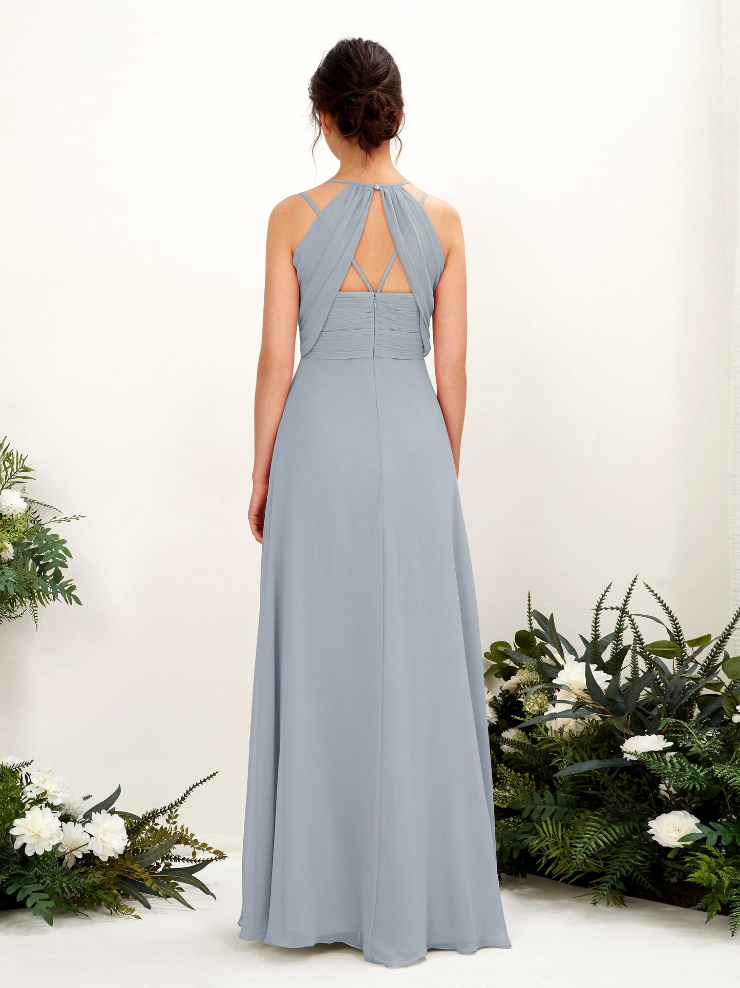 Joa Dusty Blue-Upgrade Sleeveless Maxi Dress