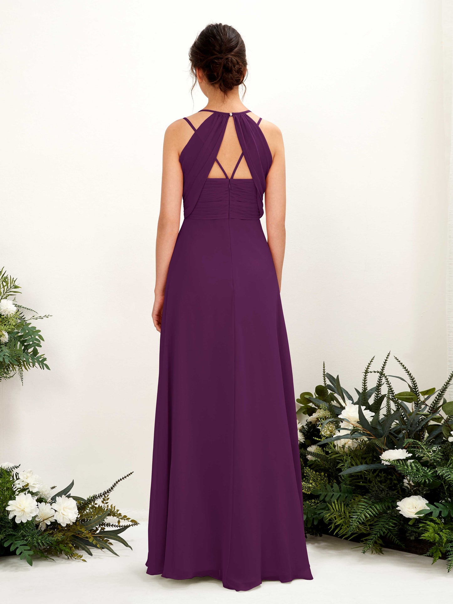 Joa Grape Sleeveless Maxi Dress