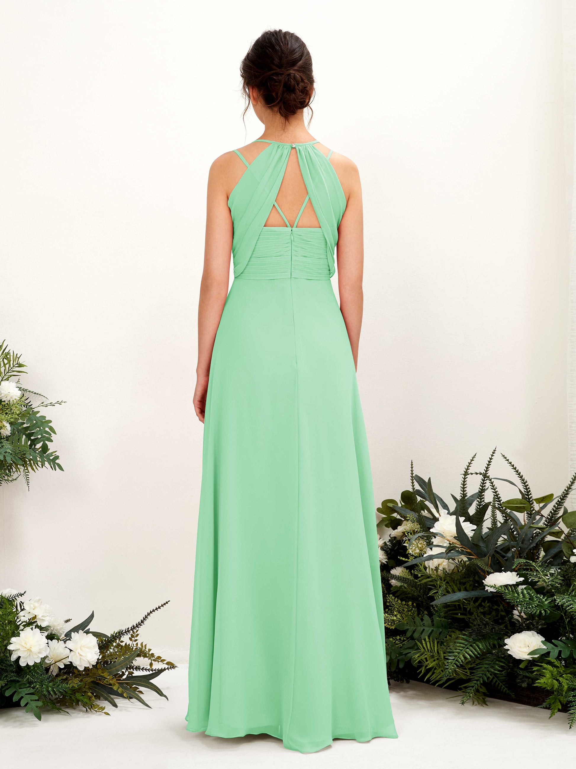 Joa Mint Green Sleeveless Maxi Dress