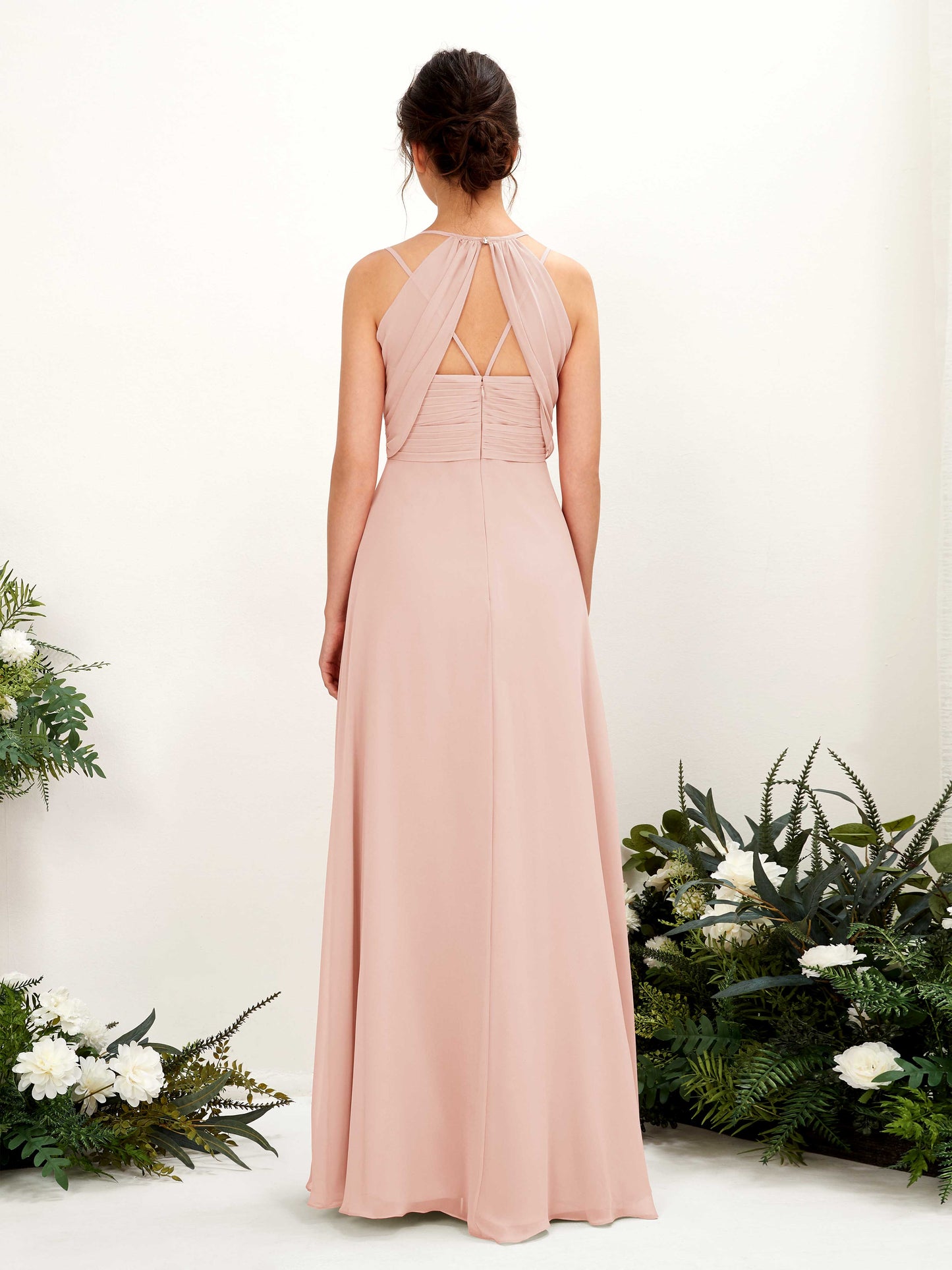 Joa Pearl Pink Sleeveless Maxi Dress