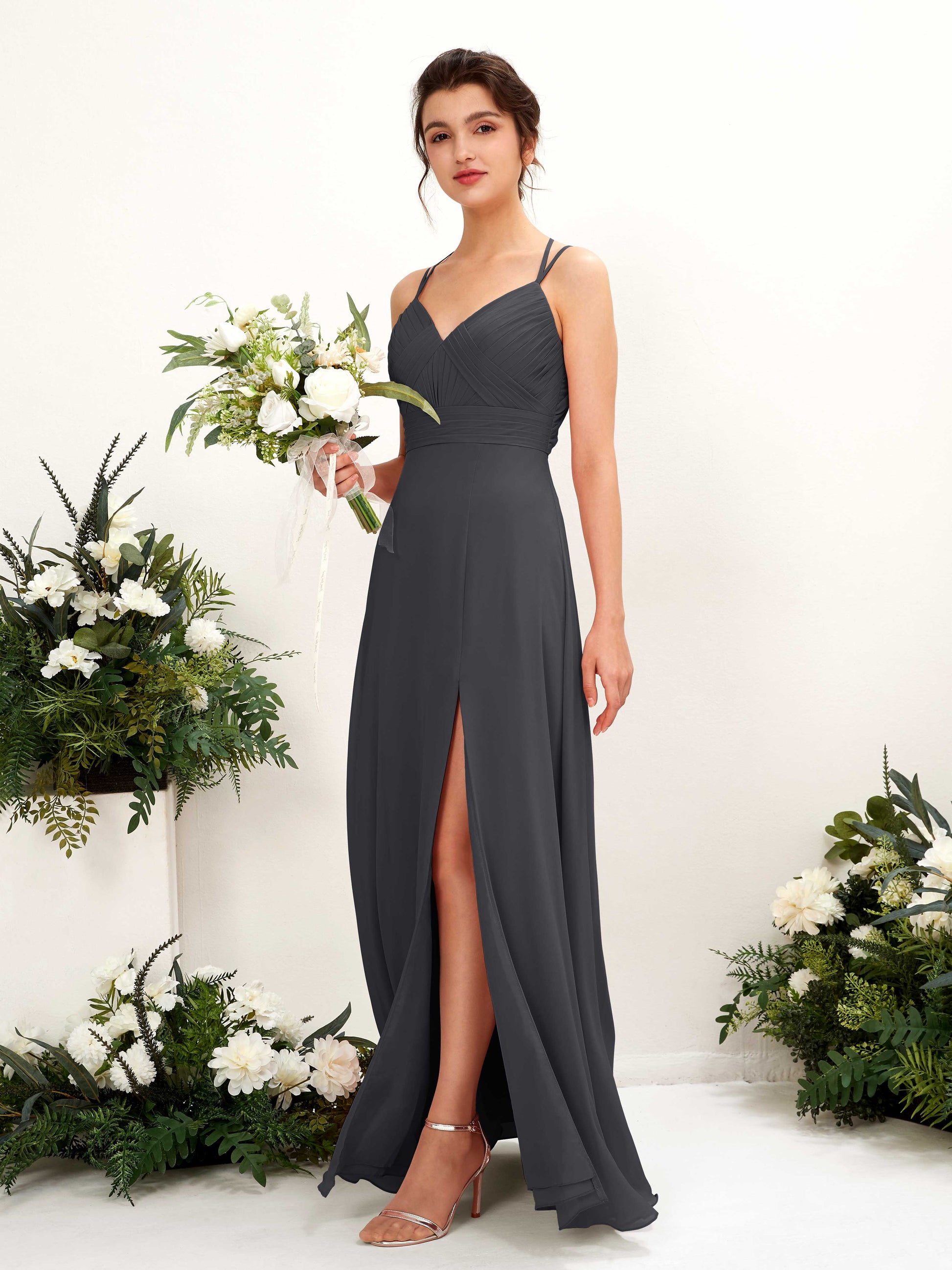 Joa Pewter Sleeveless Maxi Dress