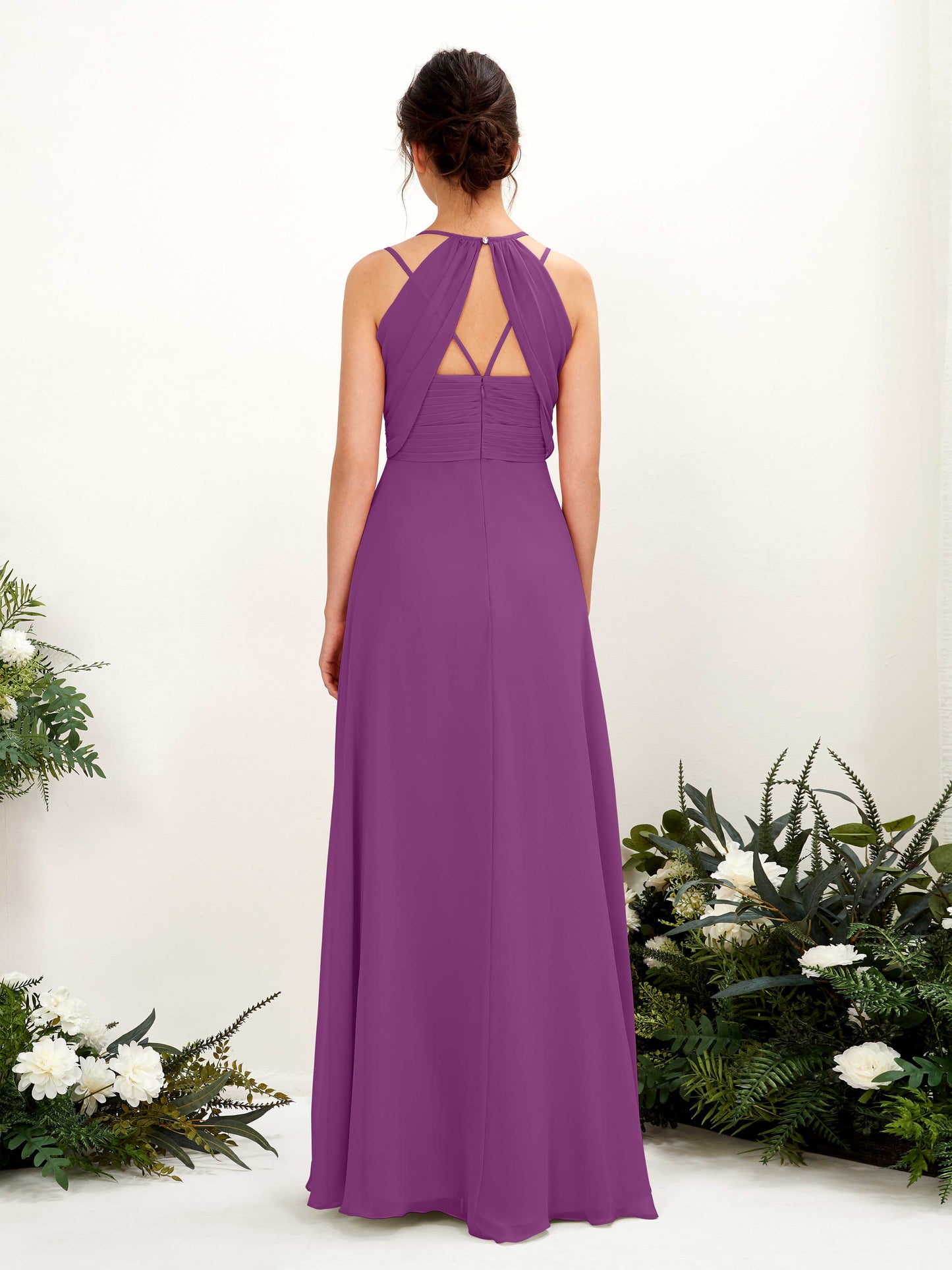 Joa Purple Sleeveless Maxi Dress