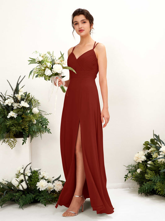 Joa Rust Sleeveless Maxi Dress