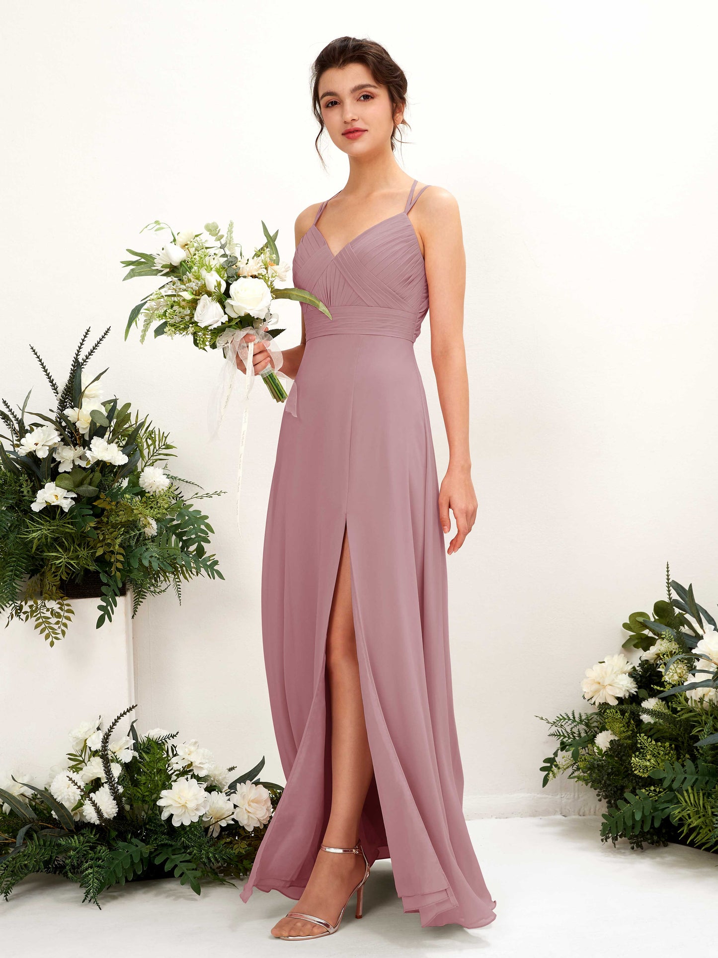 Joa Vintage Mauve Sleeveless Maxi Dress