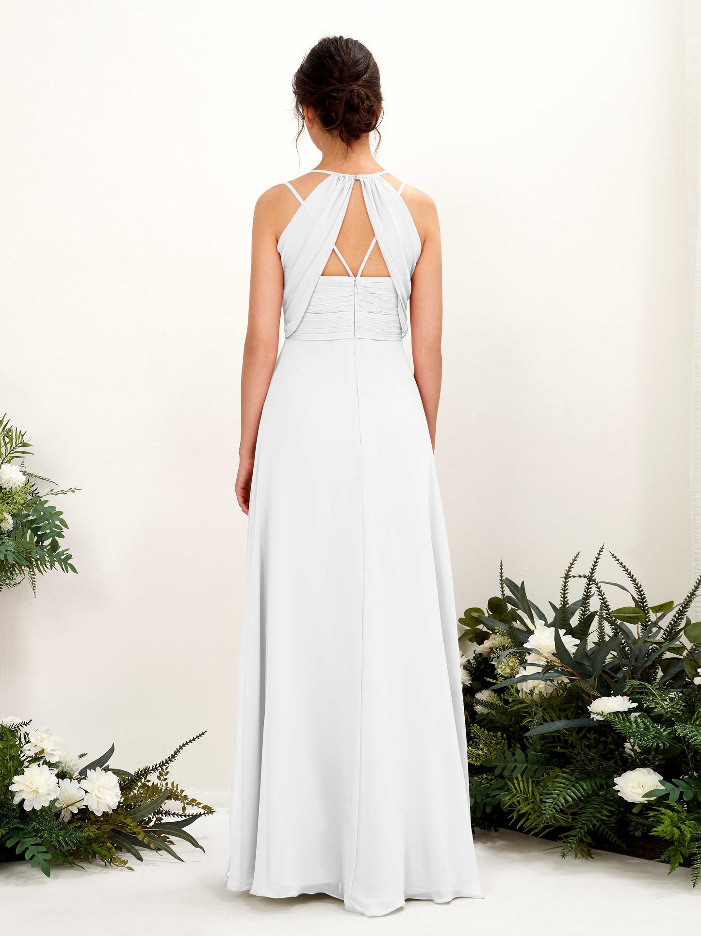 Joa White Sleeveless Maxi Dress