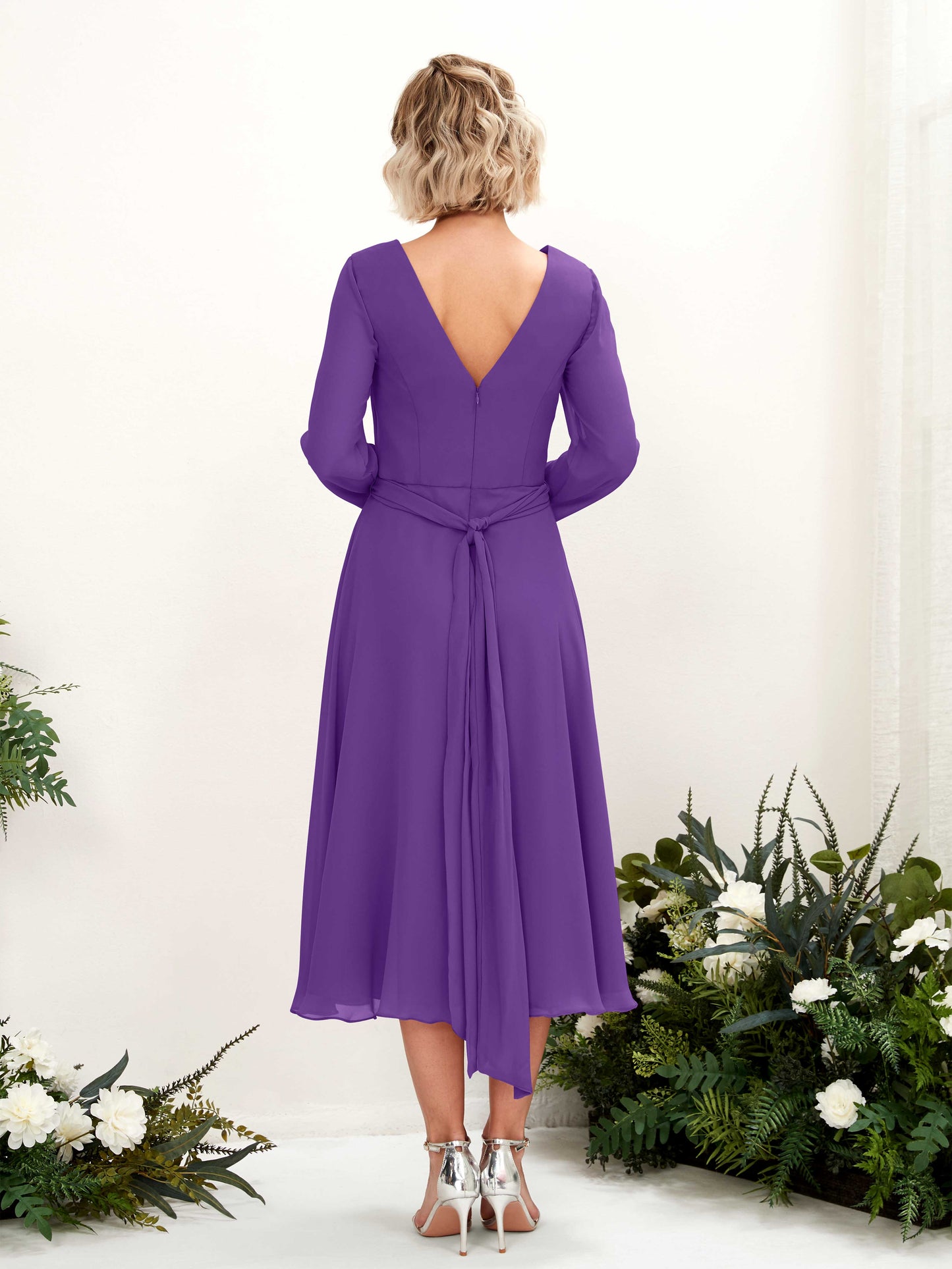 Joanna Regency Long Sleeve Midi Dress