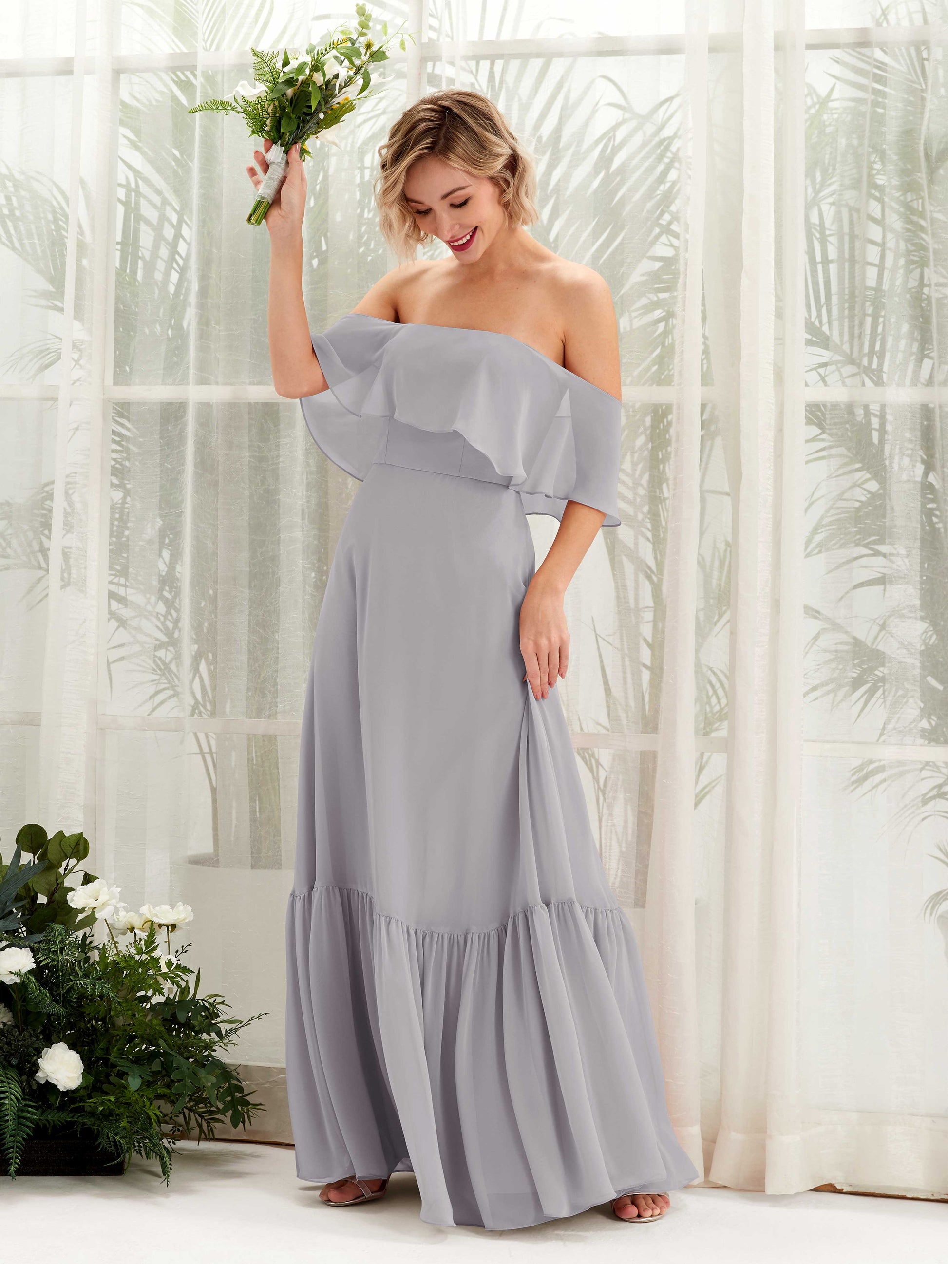 Joie Dove Off Shoulder Maxi Dress