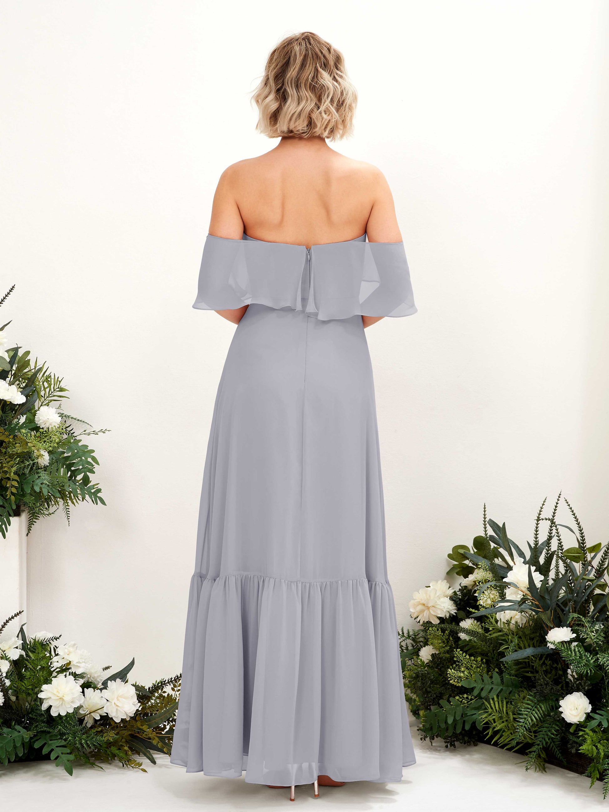 Joie Dusty Lavender Off Shoulder Maxi Dress