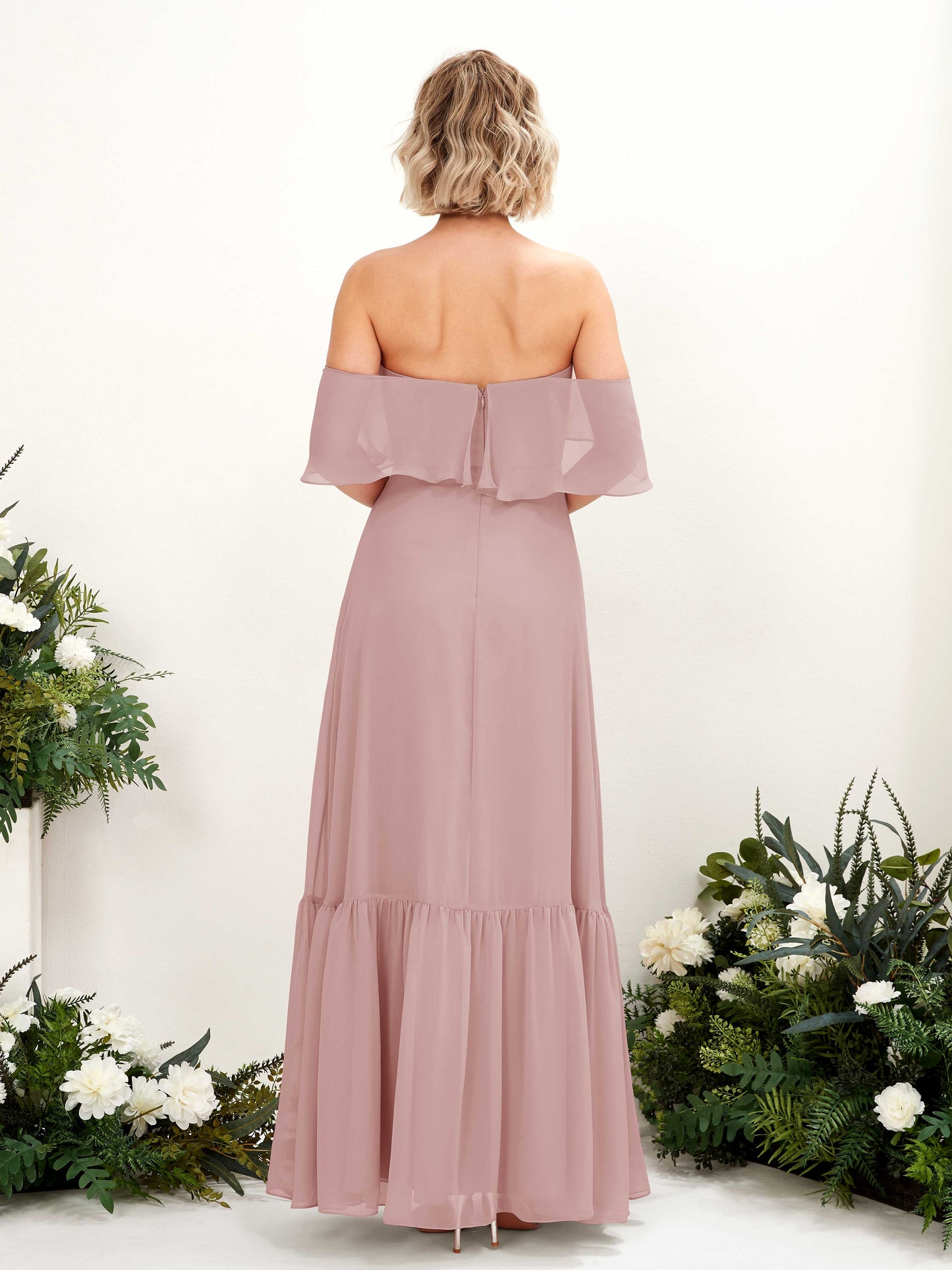 Joie Dusty Rose Off Shoulder Maxi Dress