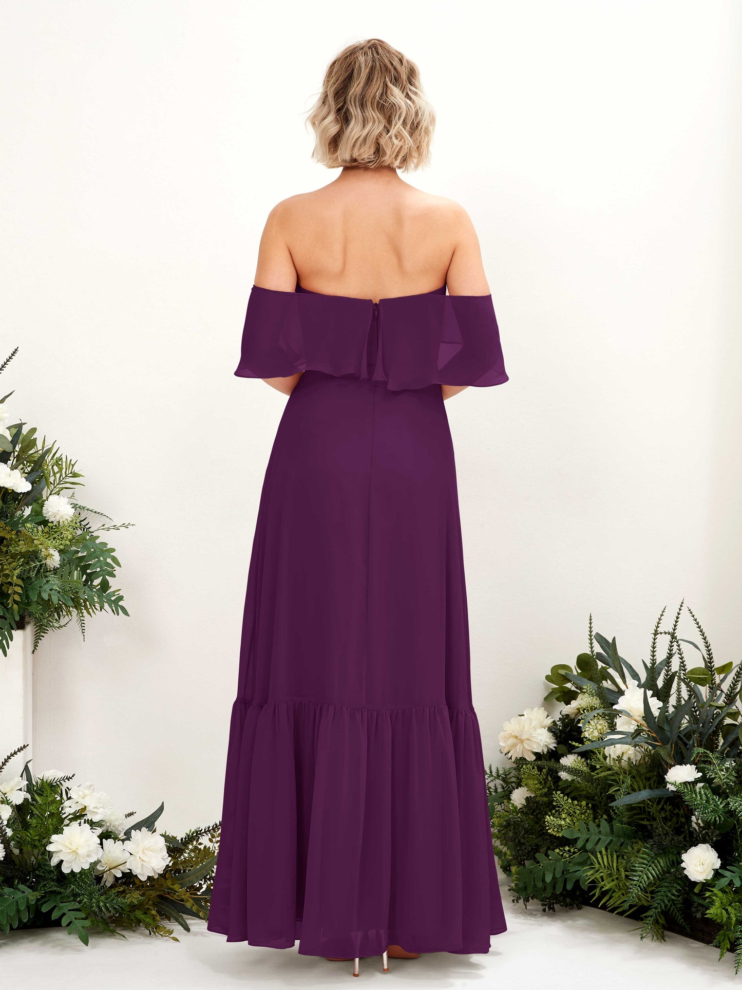 Joie Grape Off Shoulder Maxi Dress