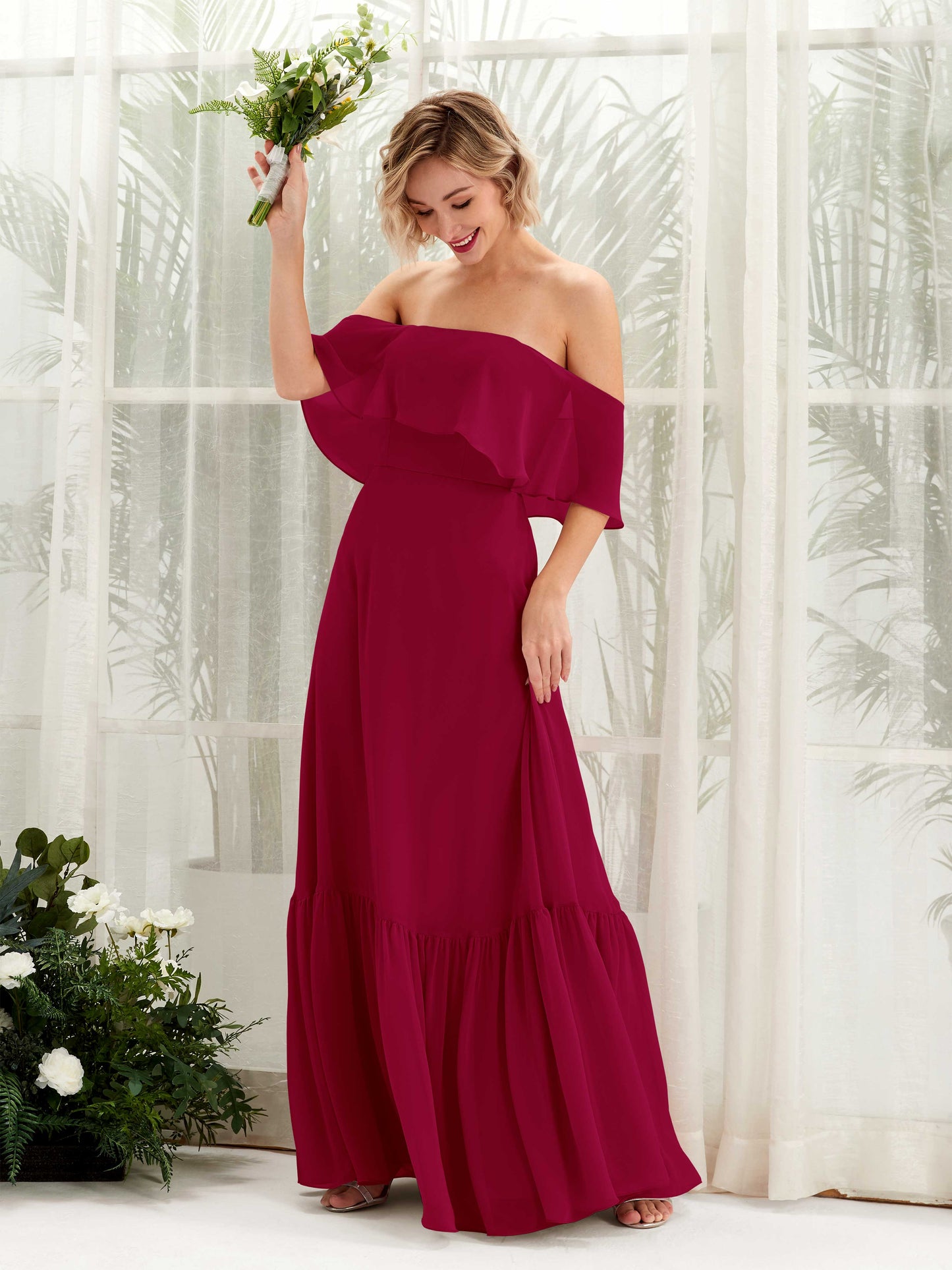 Joie Jester Red Off Shoulder Maxi Dress