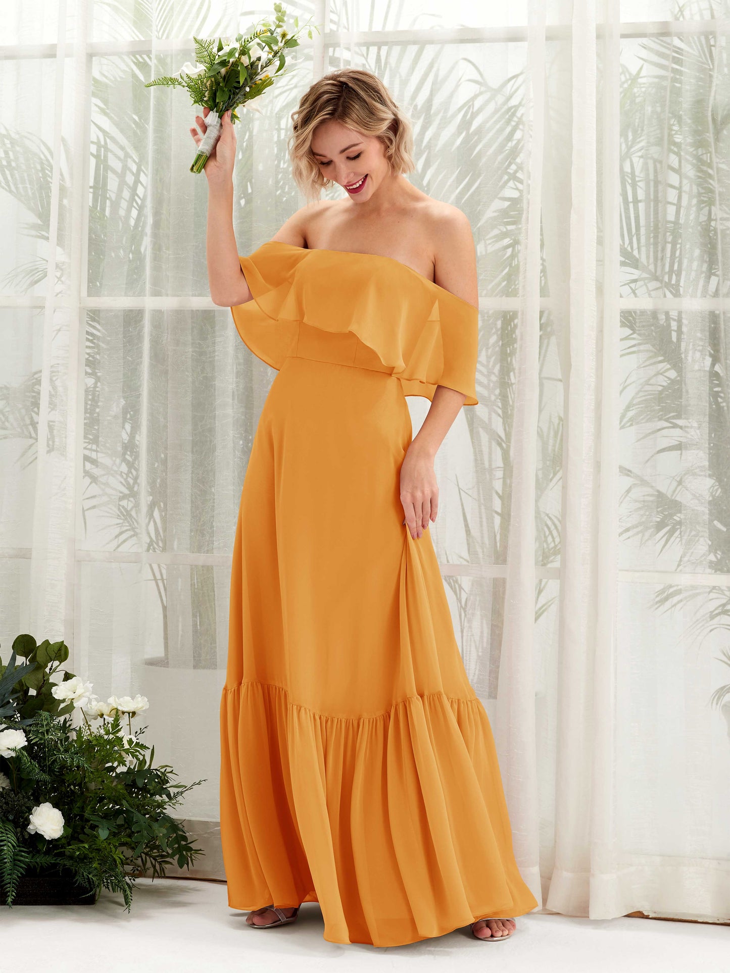 Joie Mango Off Shoulder Maxi Dress