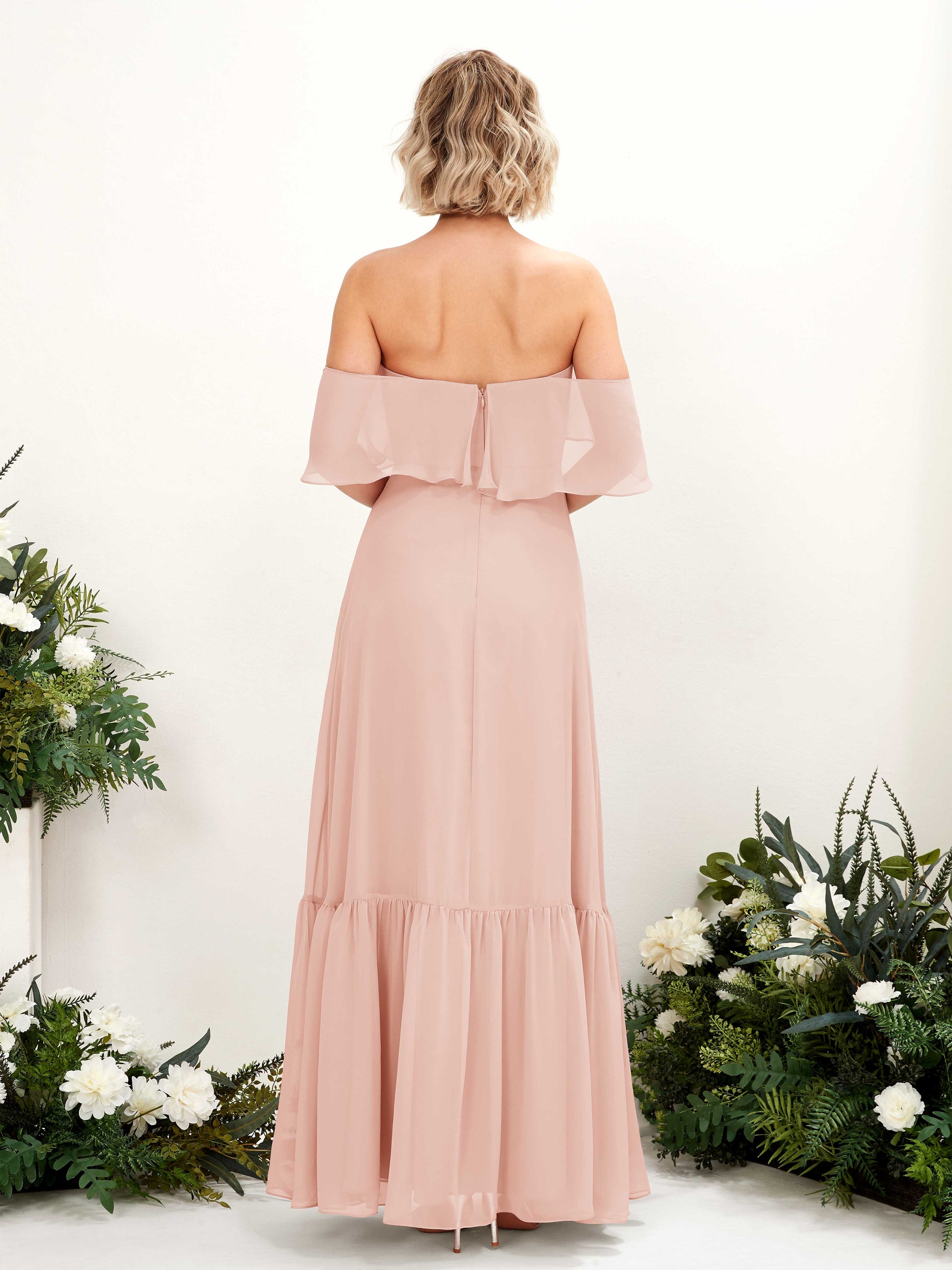 Joie Pearl Pink Off Shoulder Maxi Dress