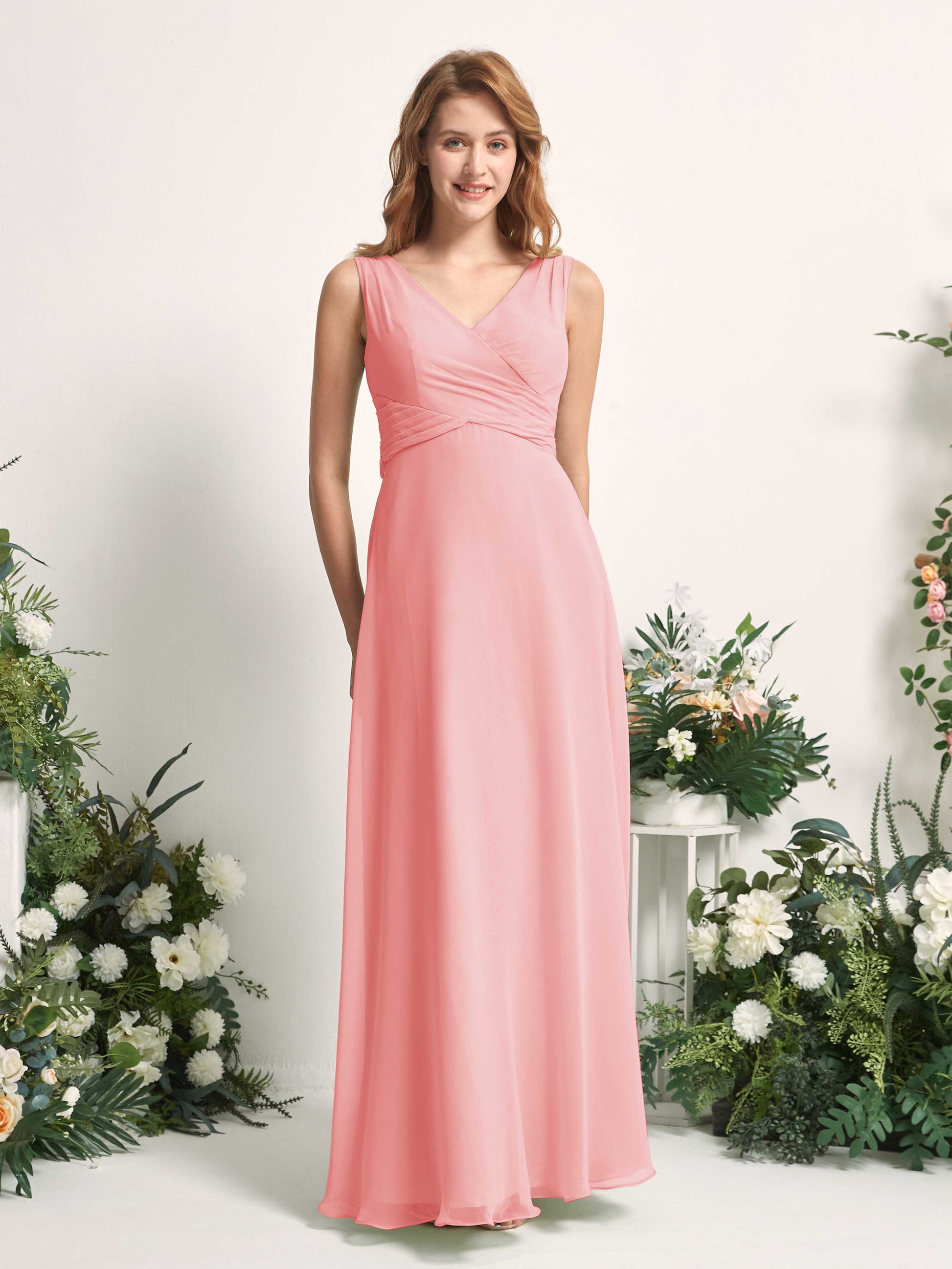 June Ballet Pink Sleeveless Maxi Dress