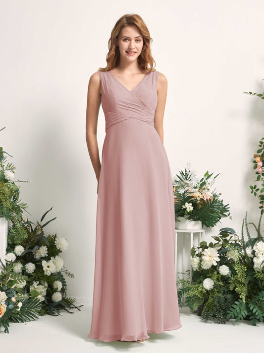 June Dusty Rose Sleeveless Maxi Dress