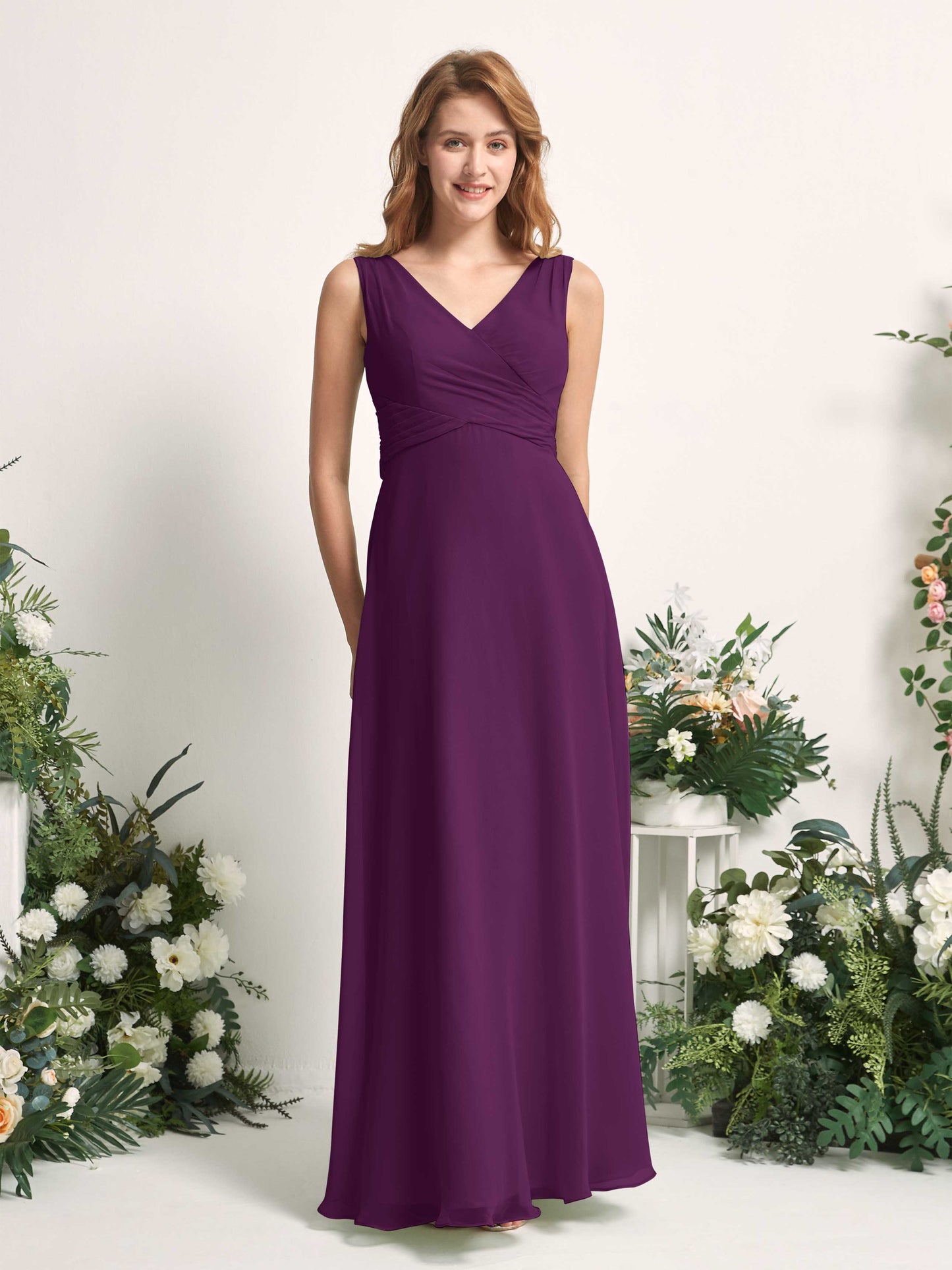 June Grape Sleeveless Maxi Dress