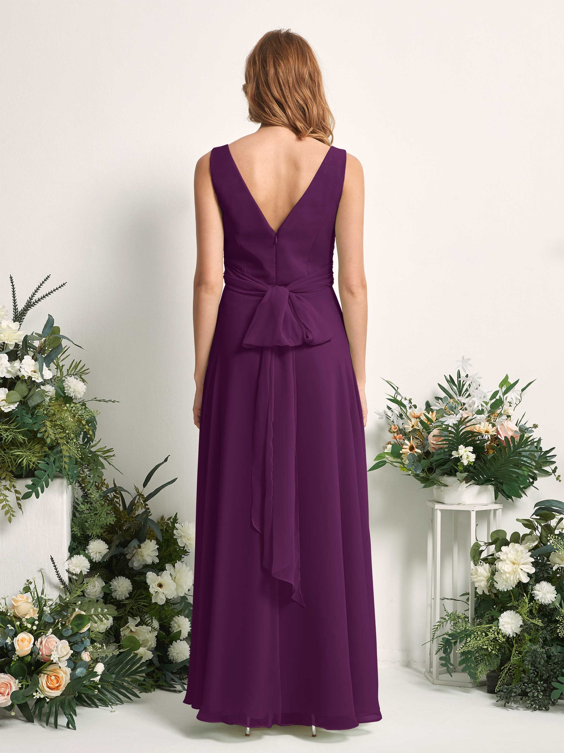 June Grape Sleeveless Maxi Dress