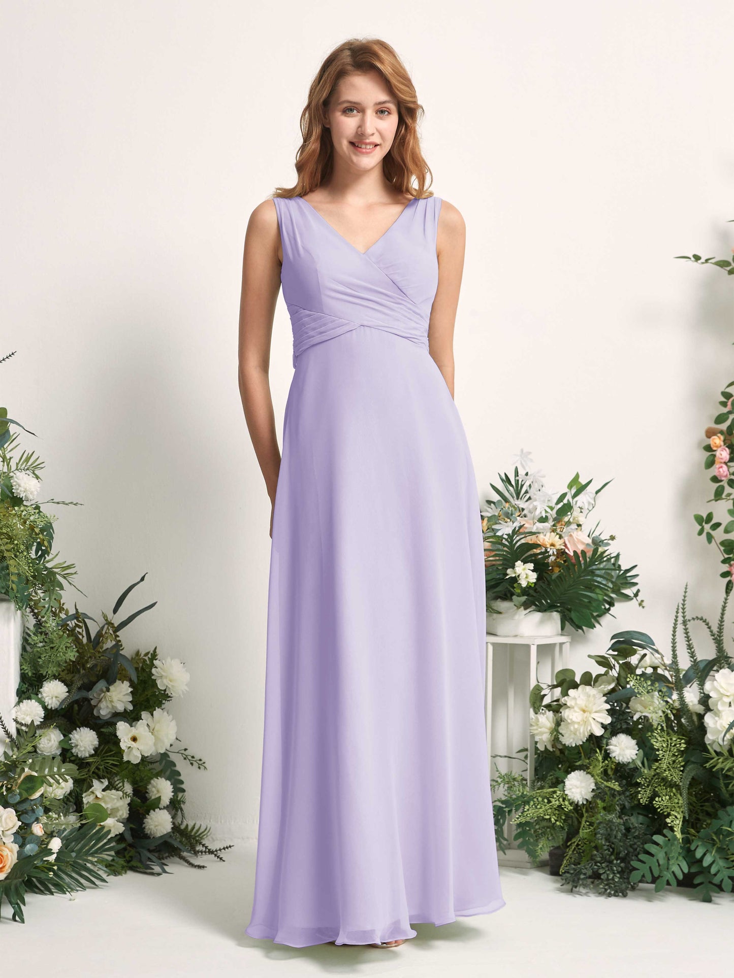 June Lilac Sleeveless Maxi Dress