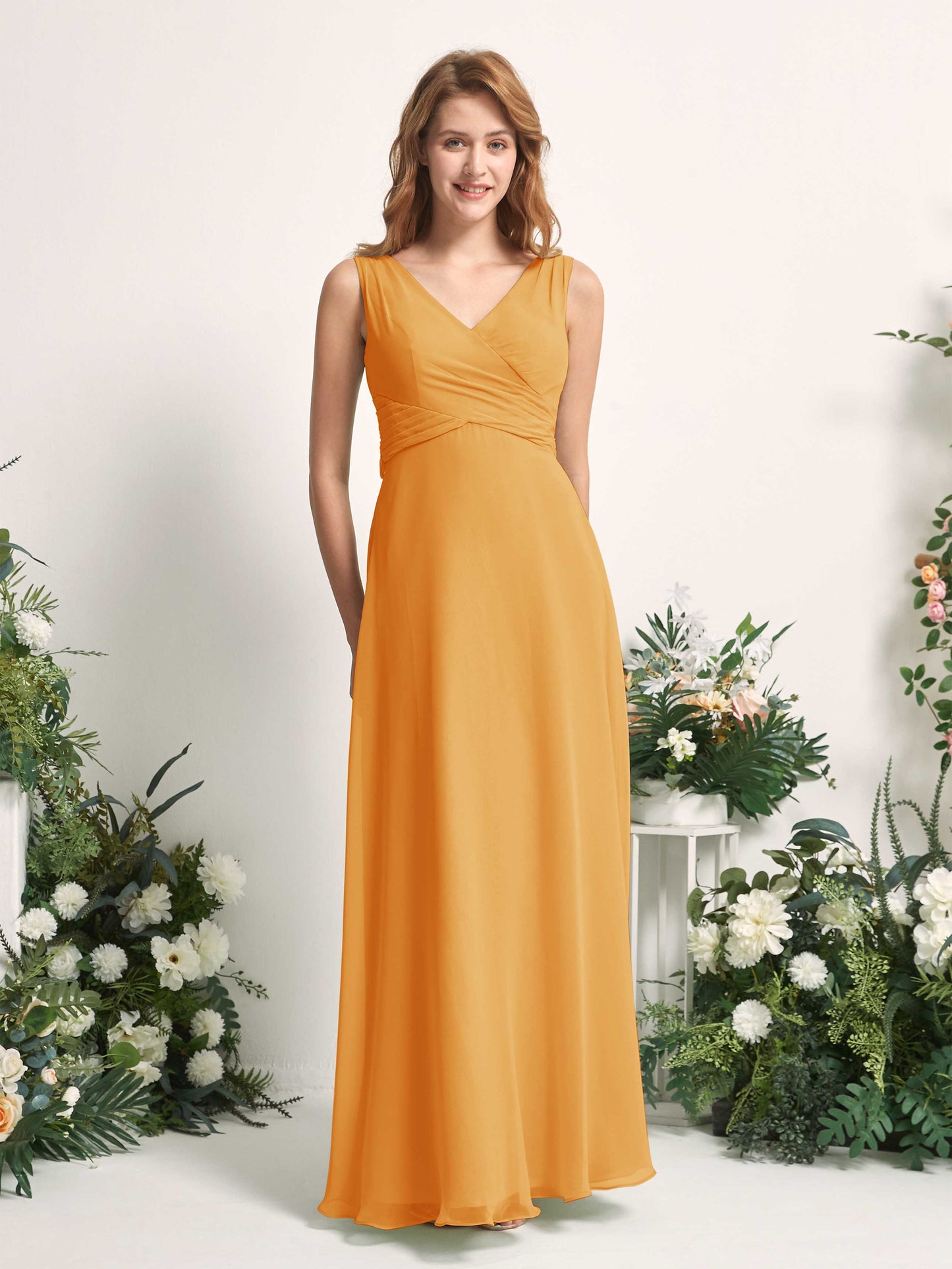 June Mango Sleeveless Maxi Dress