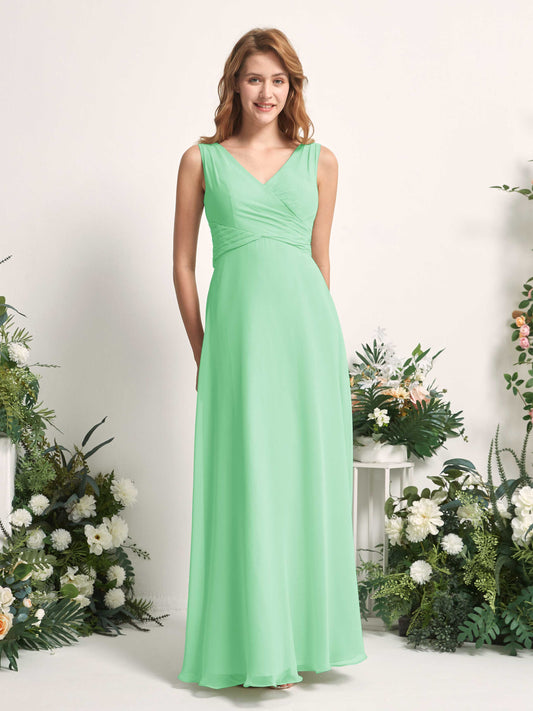 June Mint Green Sleeveless Maxi Dress