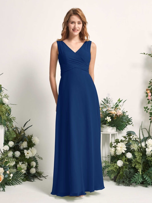 June Royal Blue Sleeveless Maxi Dress