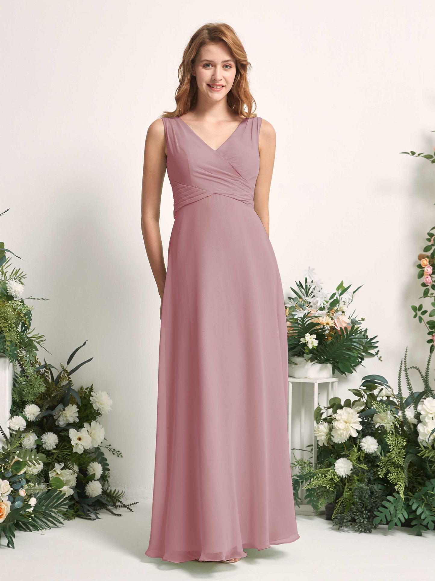 June Vintage Mauve Sleeveless Maxi Dress