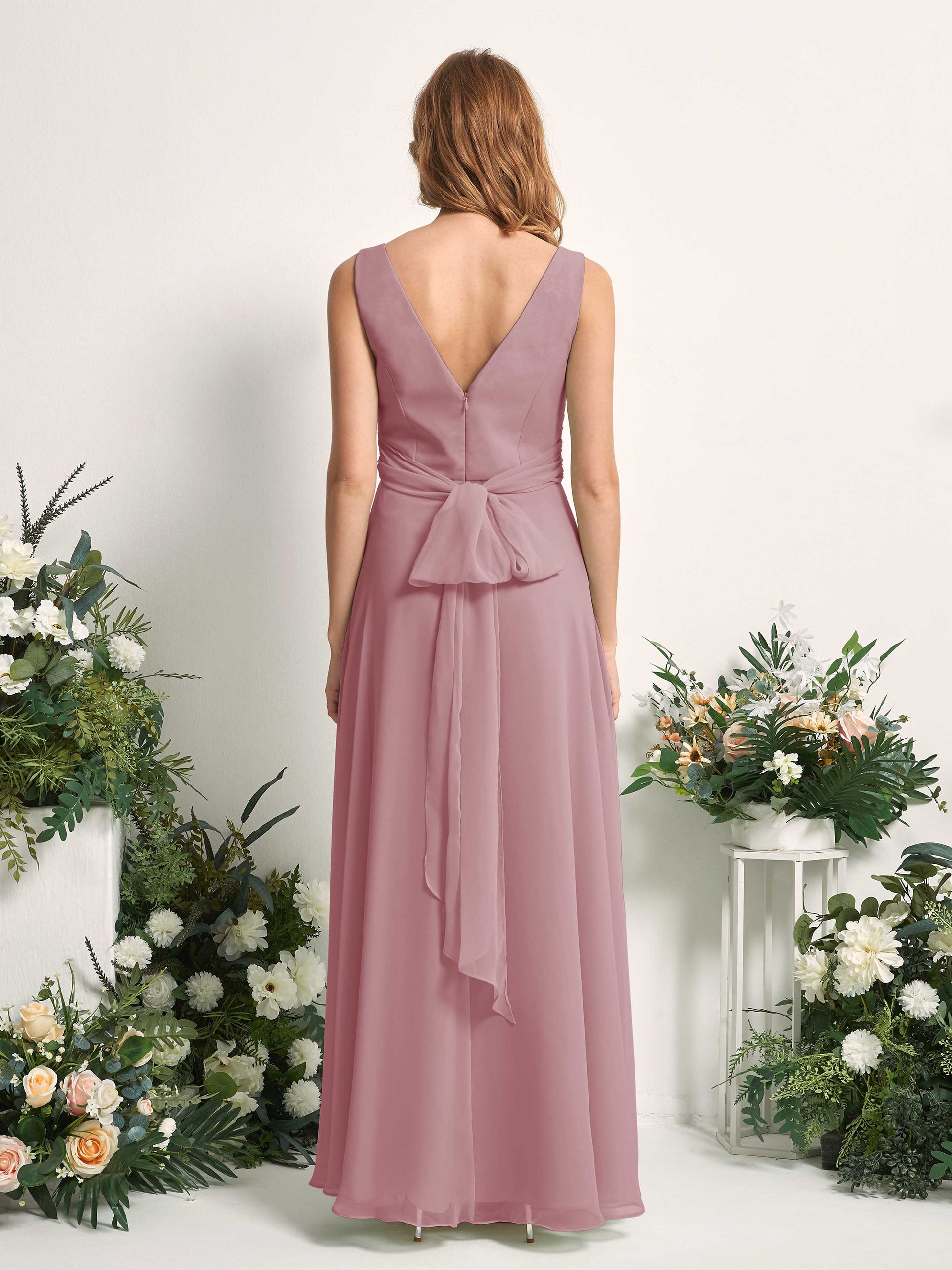 June Vintage Mauve Sleeveless Maxi Dress