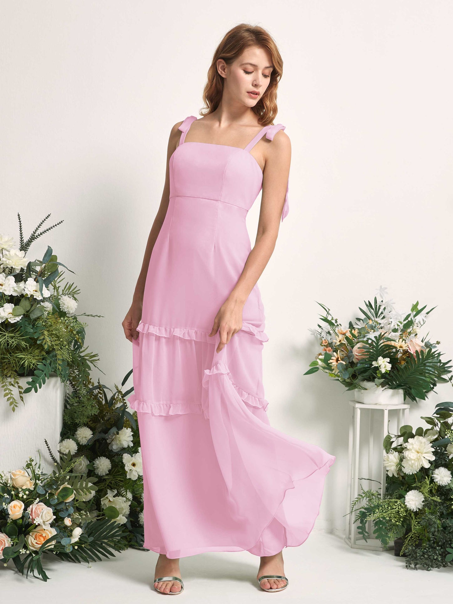 Kaiya Candy Pink Sleeveless Maxi Dress