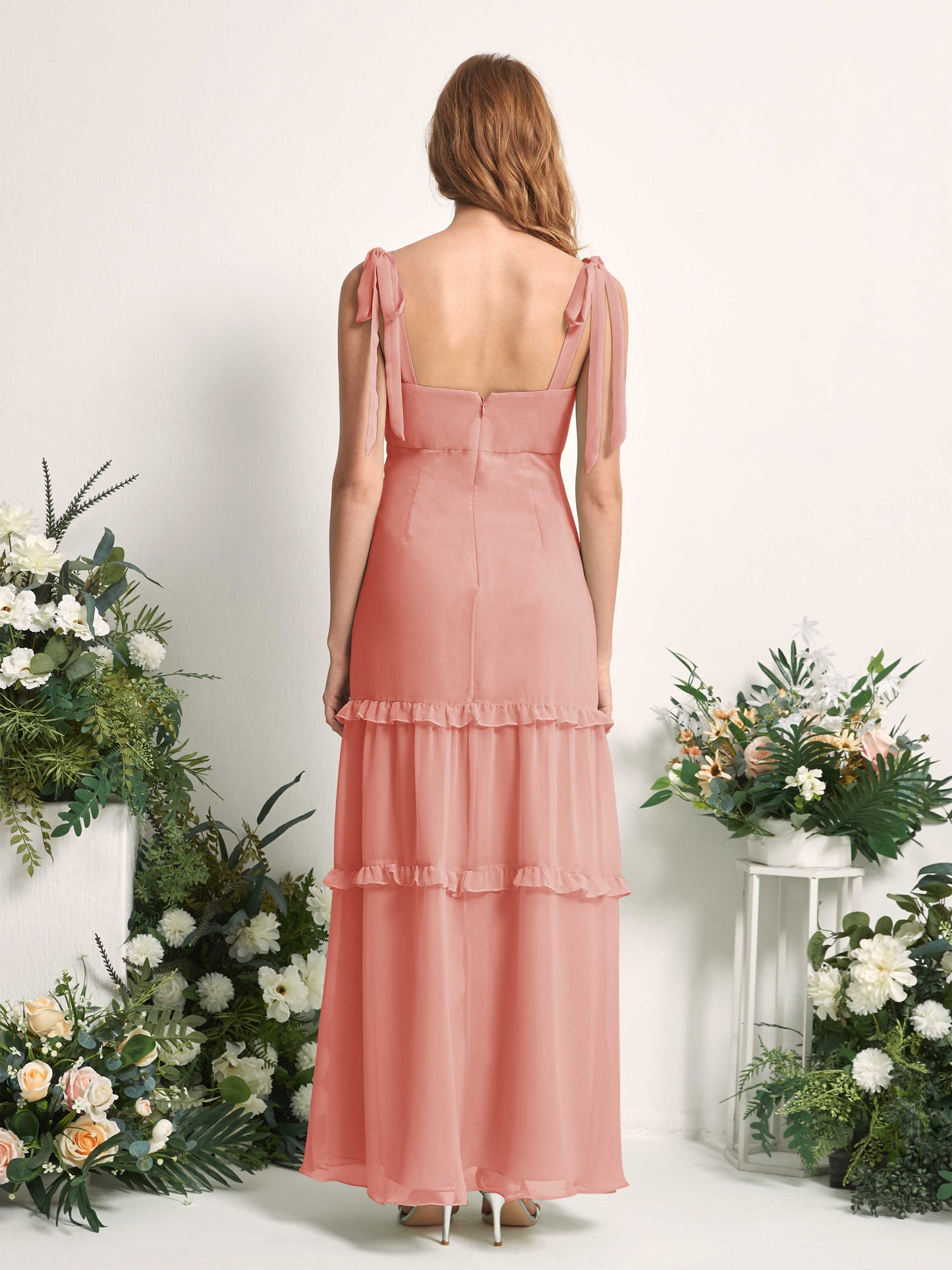 Kaiya Champagne Rose Sleeveless Maxi Dress