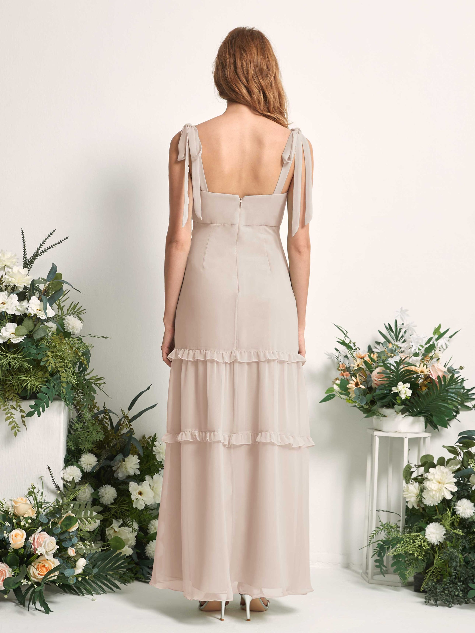 Kaiya Champagne Sleeveless Maxi Dress