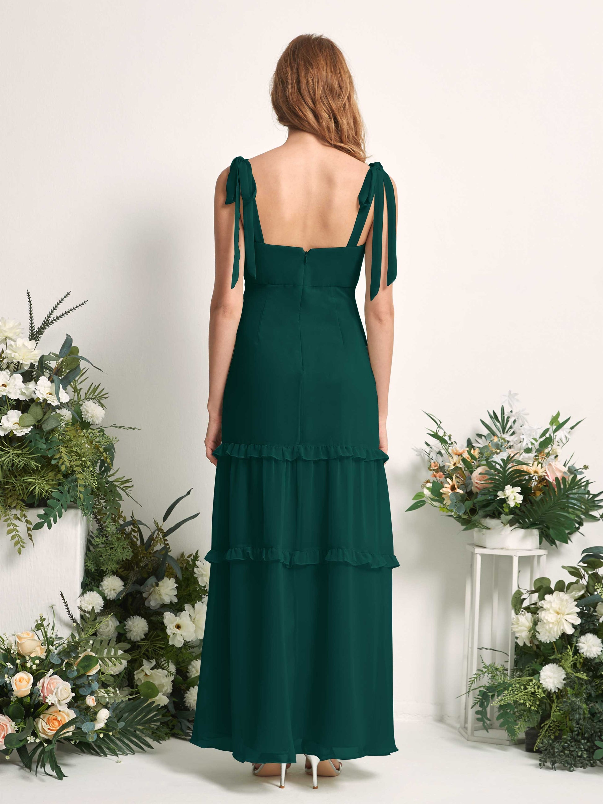 Kaiya Dark Emerald Sleeveless Maxi Dress