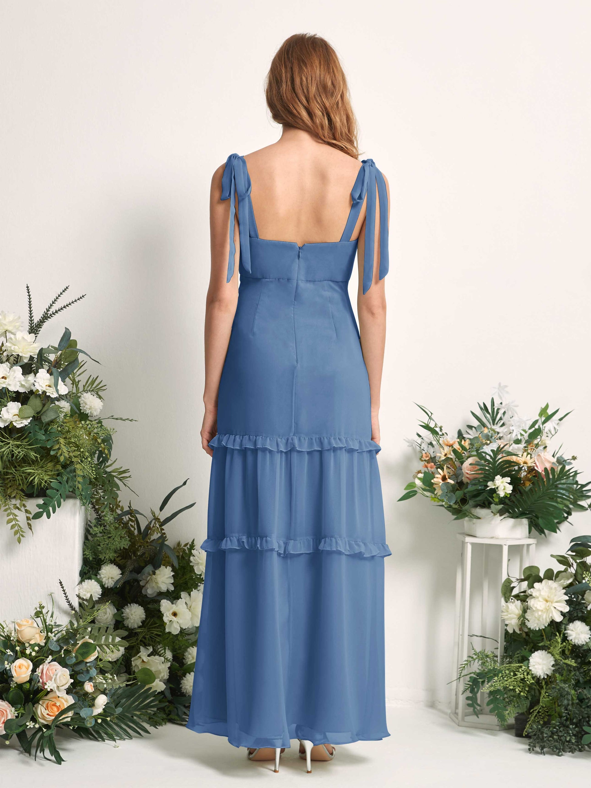 Kaiya Dusty Blue Sleeveless Maxi Dress