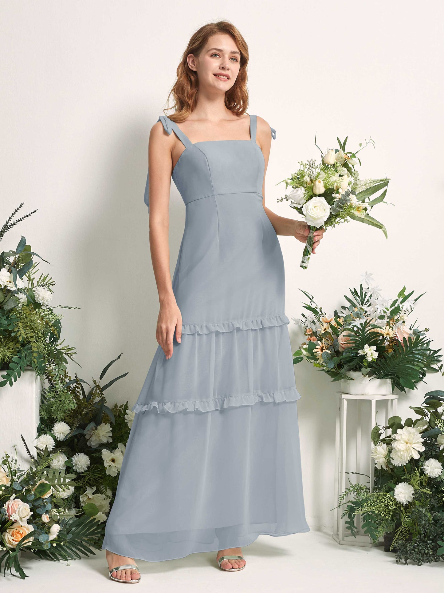 Kaiya Dusty Blue-Upgrade Sleeveless Maxi Dress