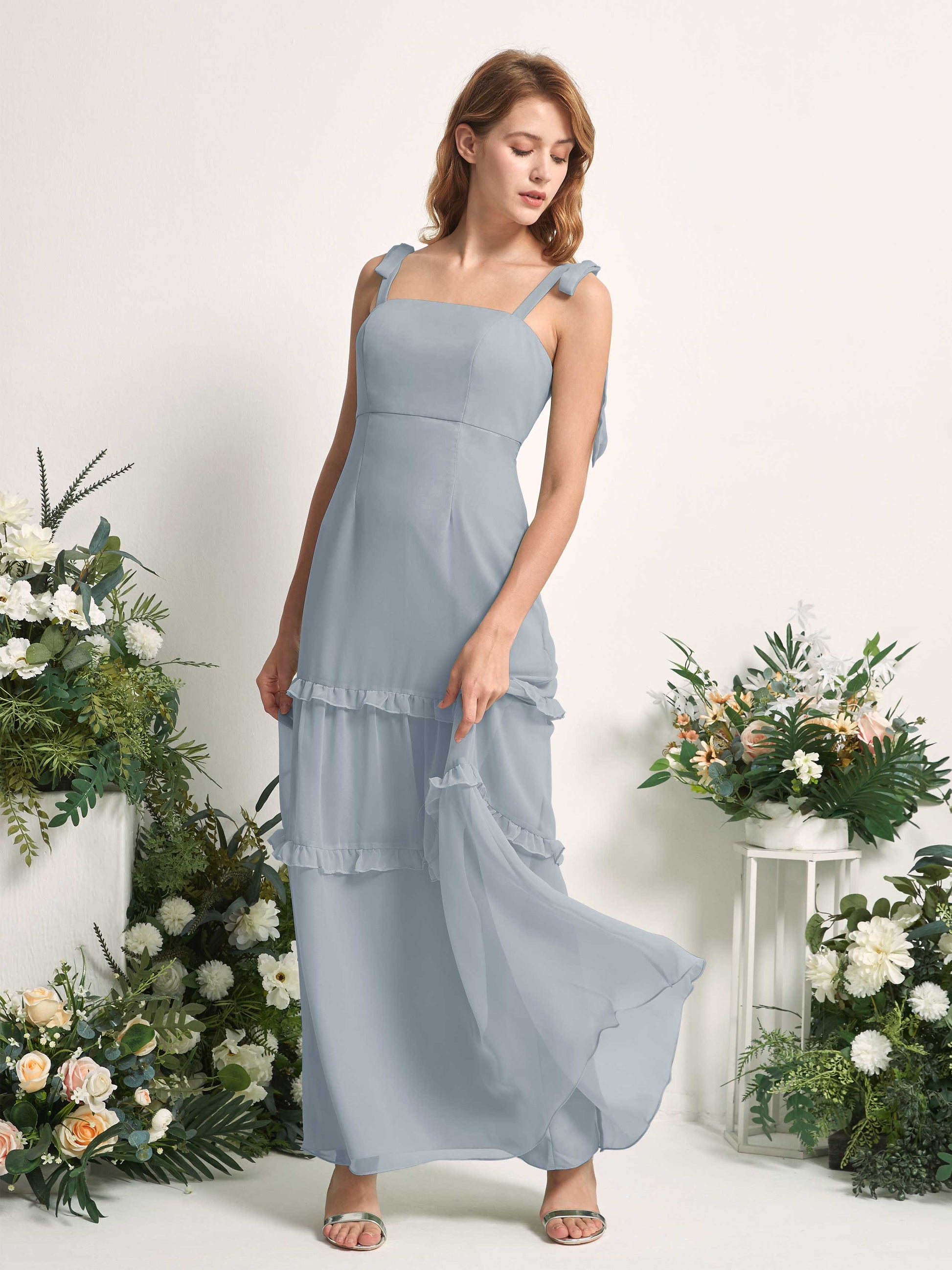 Kaiya Dusty Blue-Upgrade Sleeveless Maxi Dress