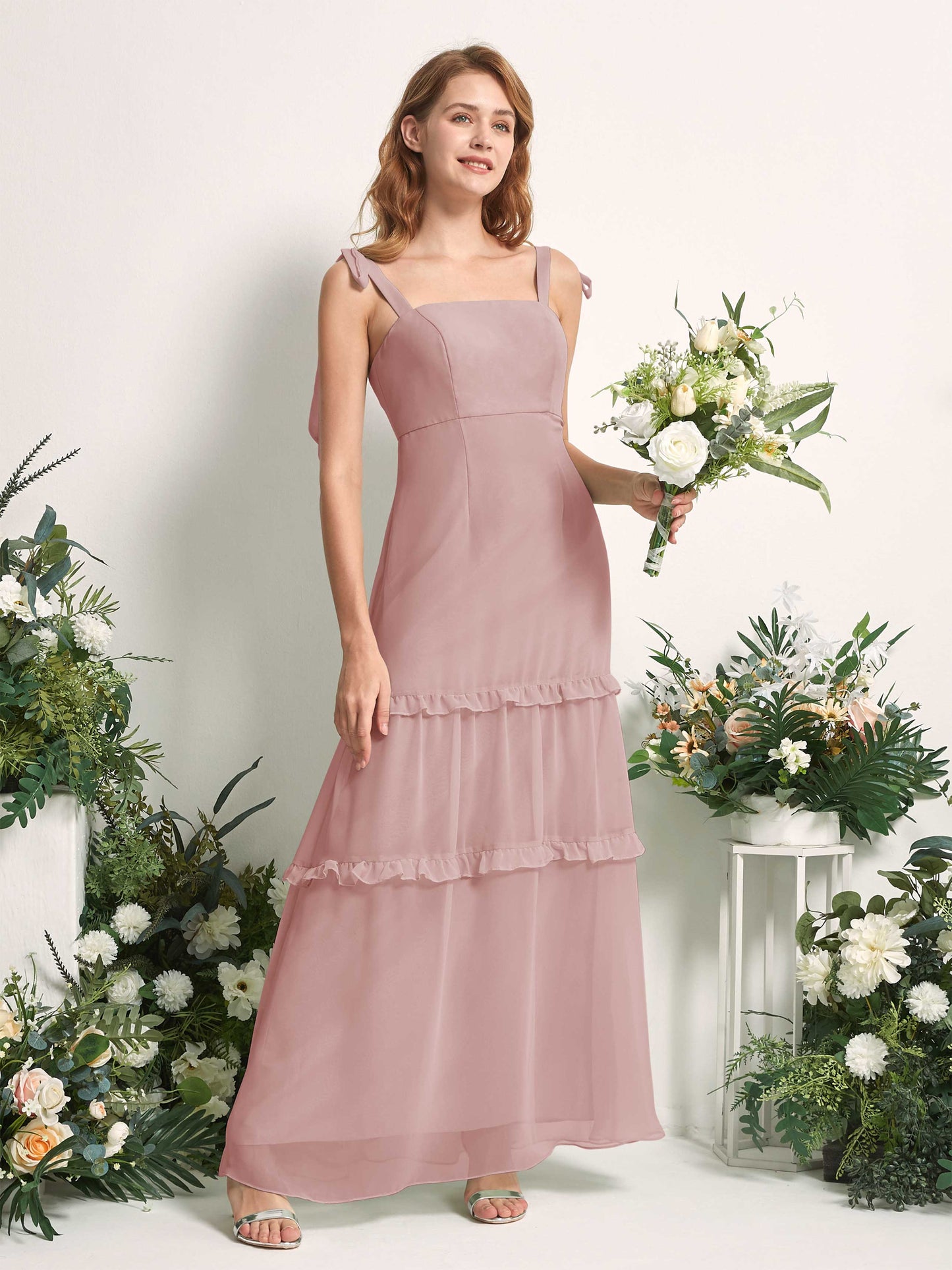 Kaiya Dusty Rose Sleeveless Maxi Dress