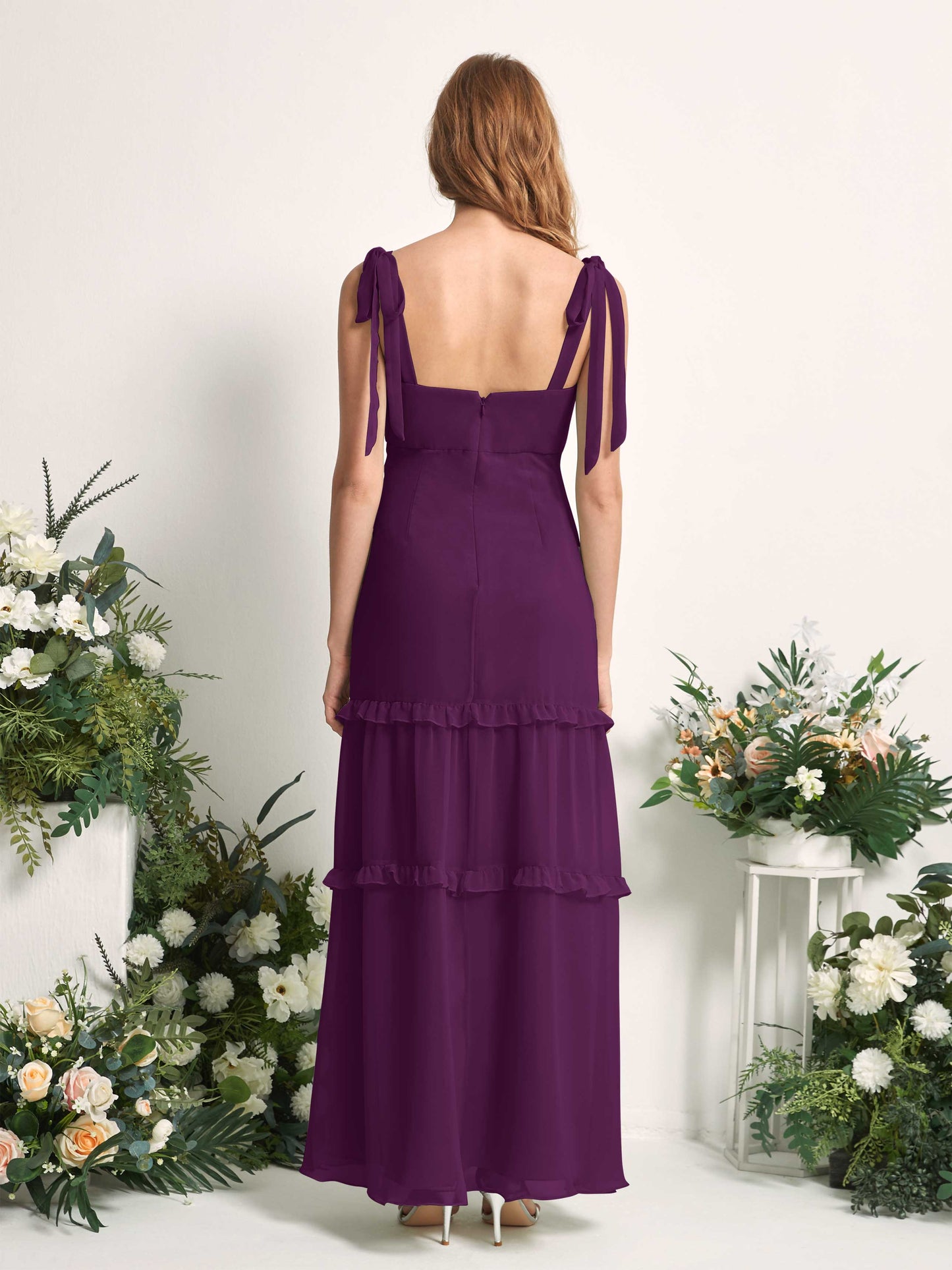 Kaiya Grape Sleeveless Maxi Dress