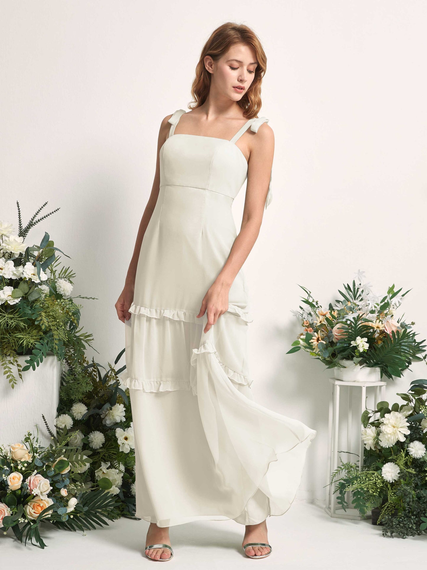 Kaiya Ivory Sleeveless Maxi Dress