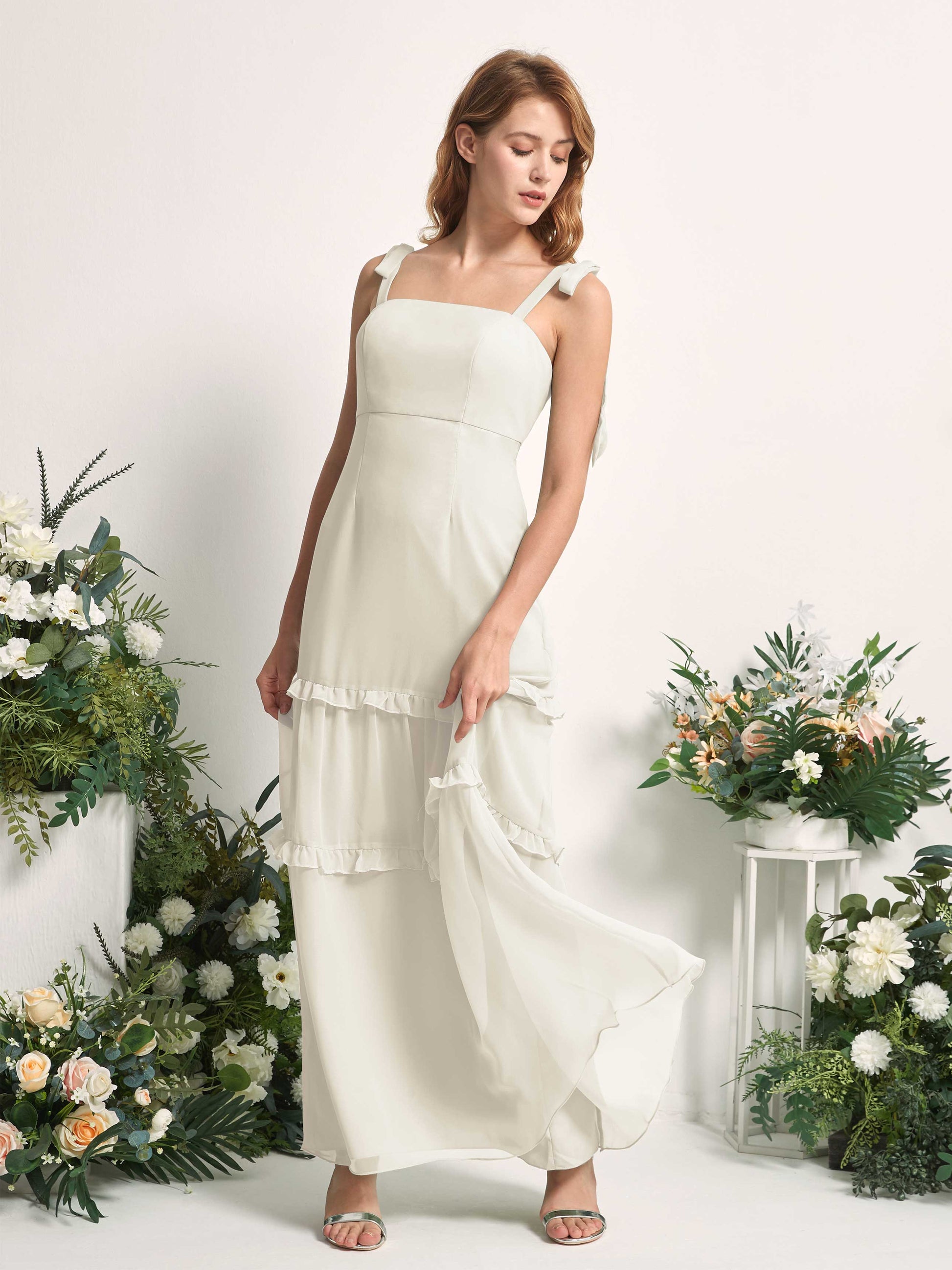 Kaiya Ivory Sleeveless Maxi Dress