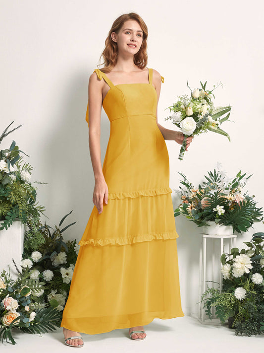 Kaiya Mustard Yellow Sleeveless Maxi Dress