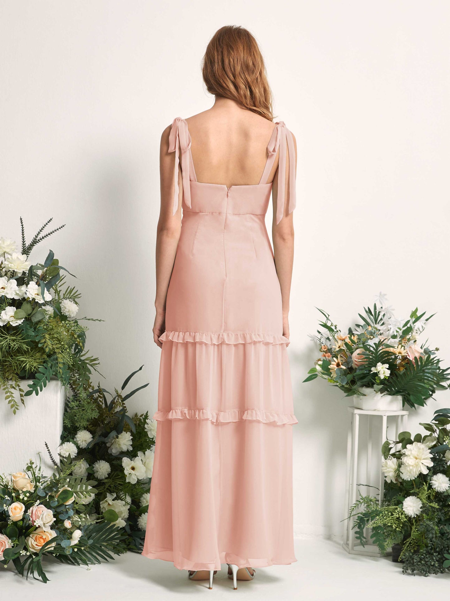 Kaiya Pearl Pink Sleeveless Maxi Dress