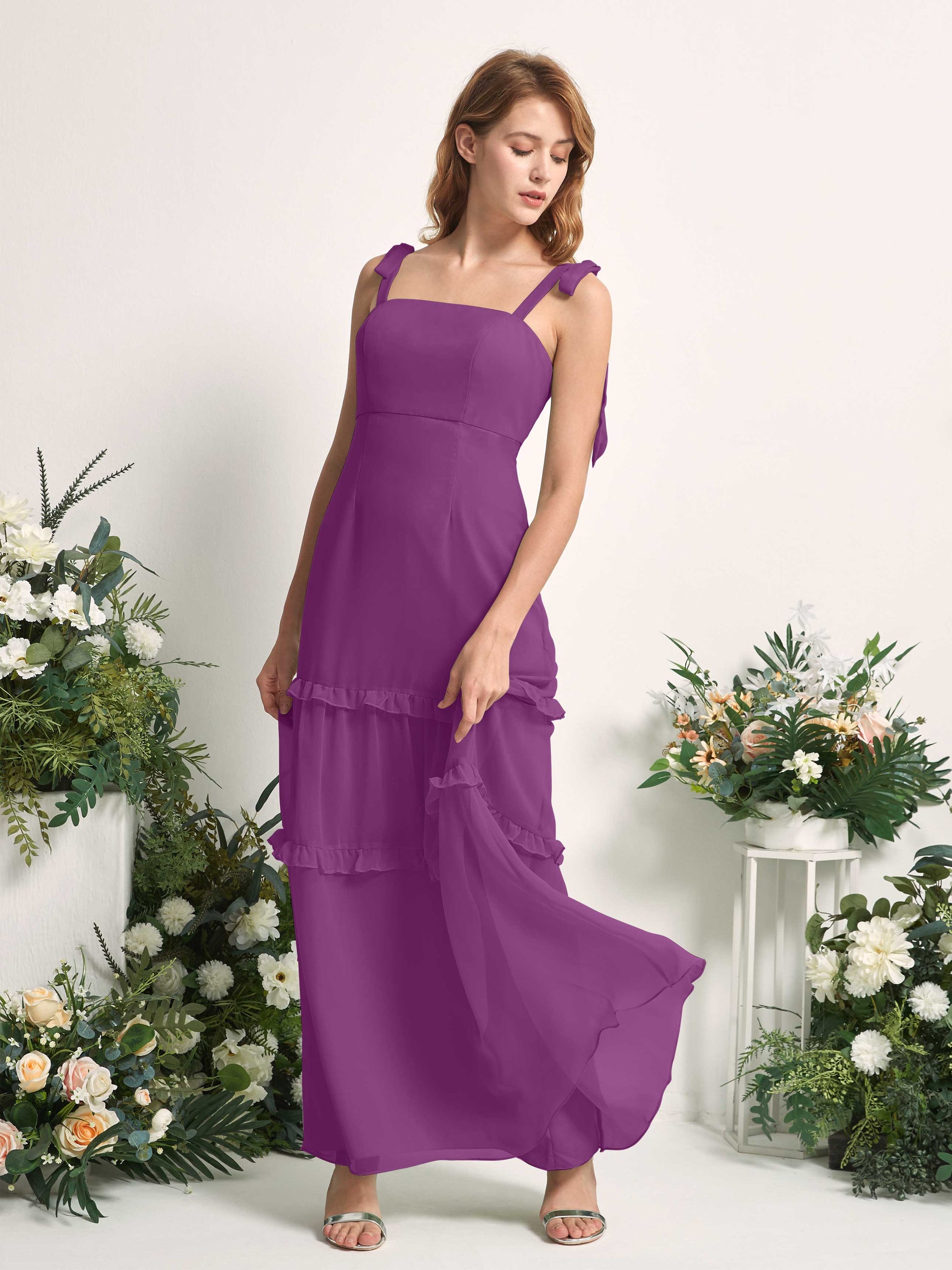 Kaiya Purple Sleeveless Maxi Dress