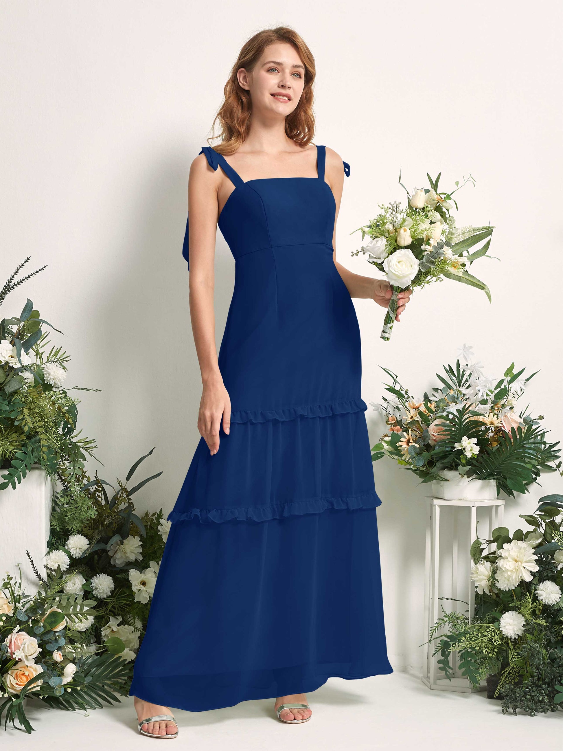 Kaiya Royal Blue Sleeveless Maxi Dress