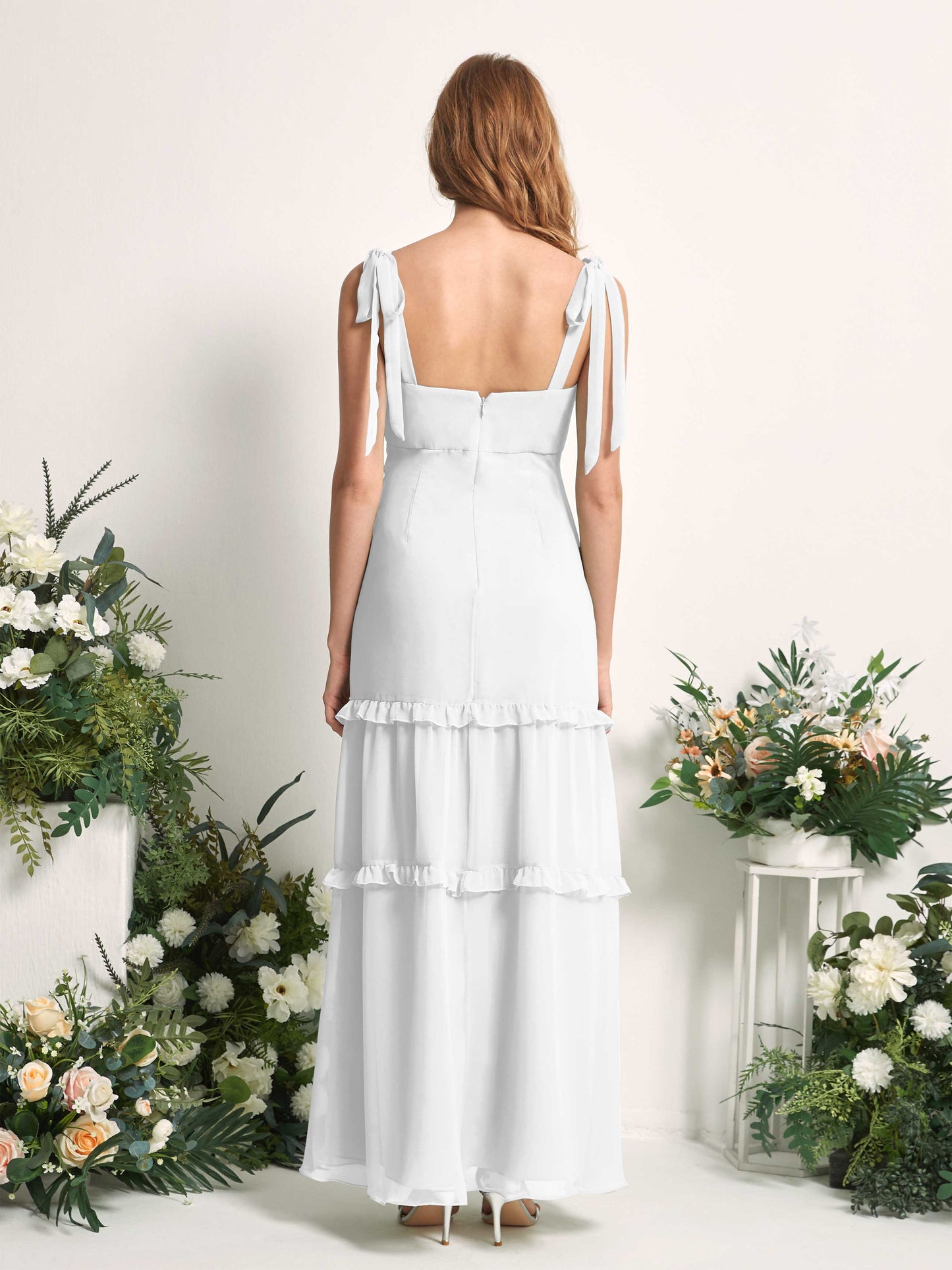 Kaiya White Sleeveless Maxi Dress