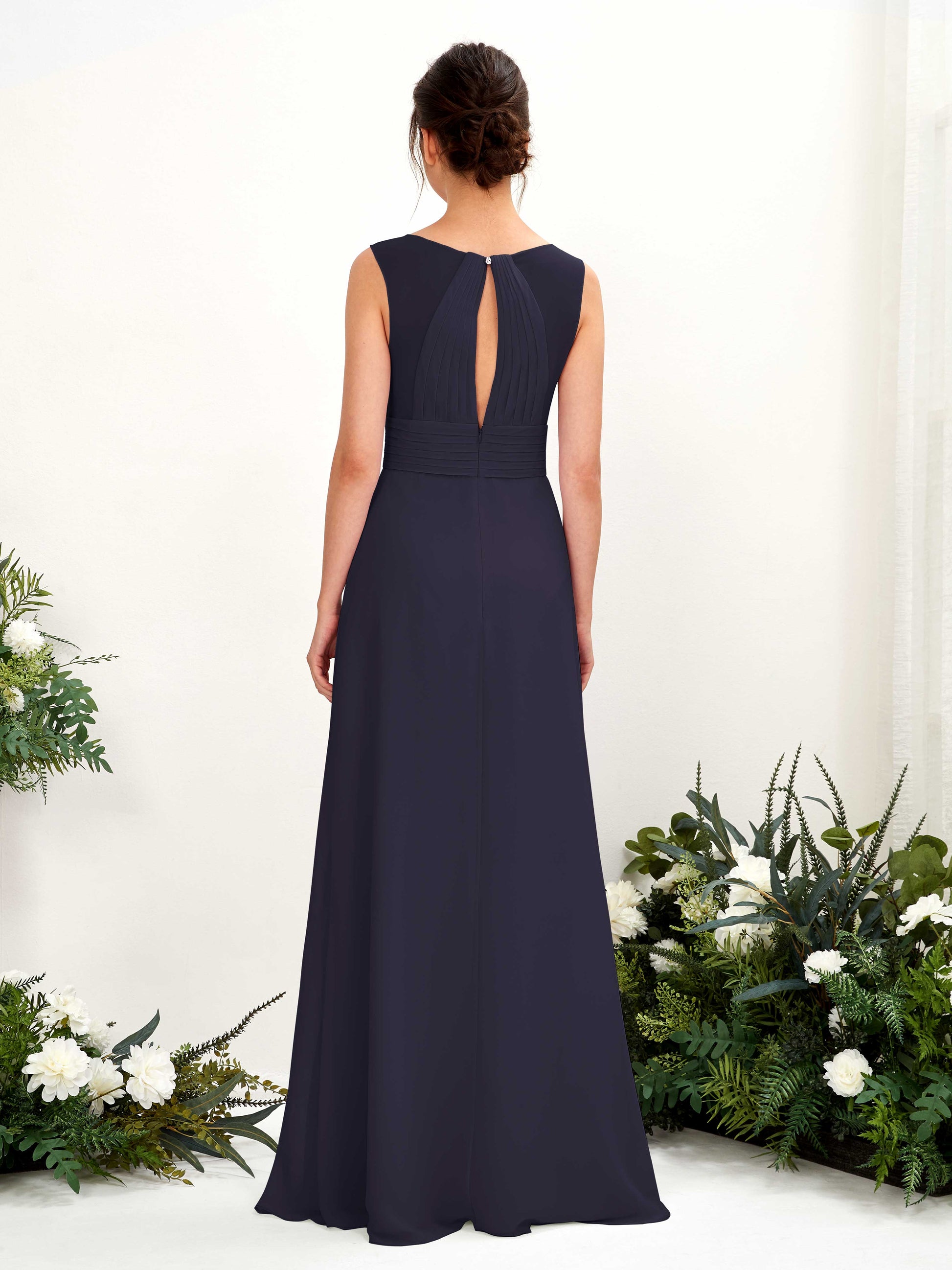 Karen Dark Navy Sleeveless Maxi Dress