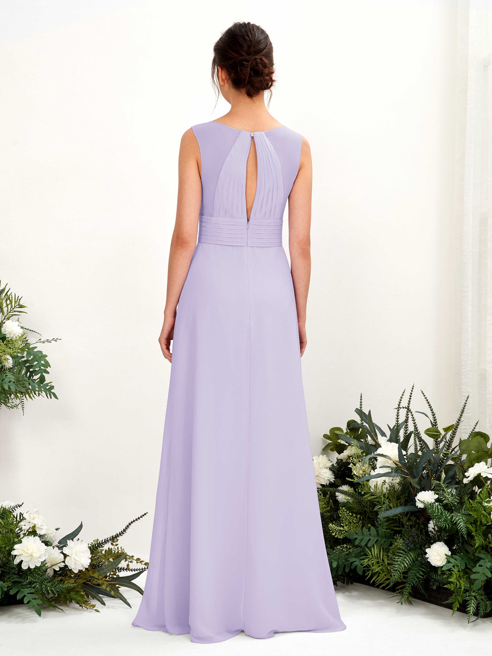 Karen Lilac Sleeveless Maxi Dress