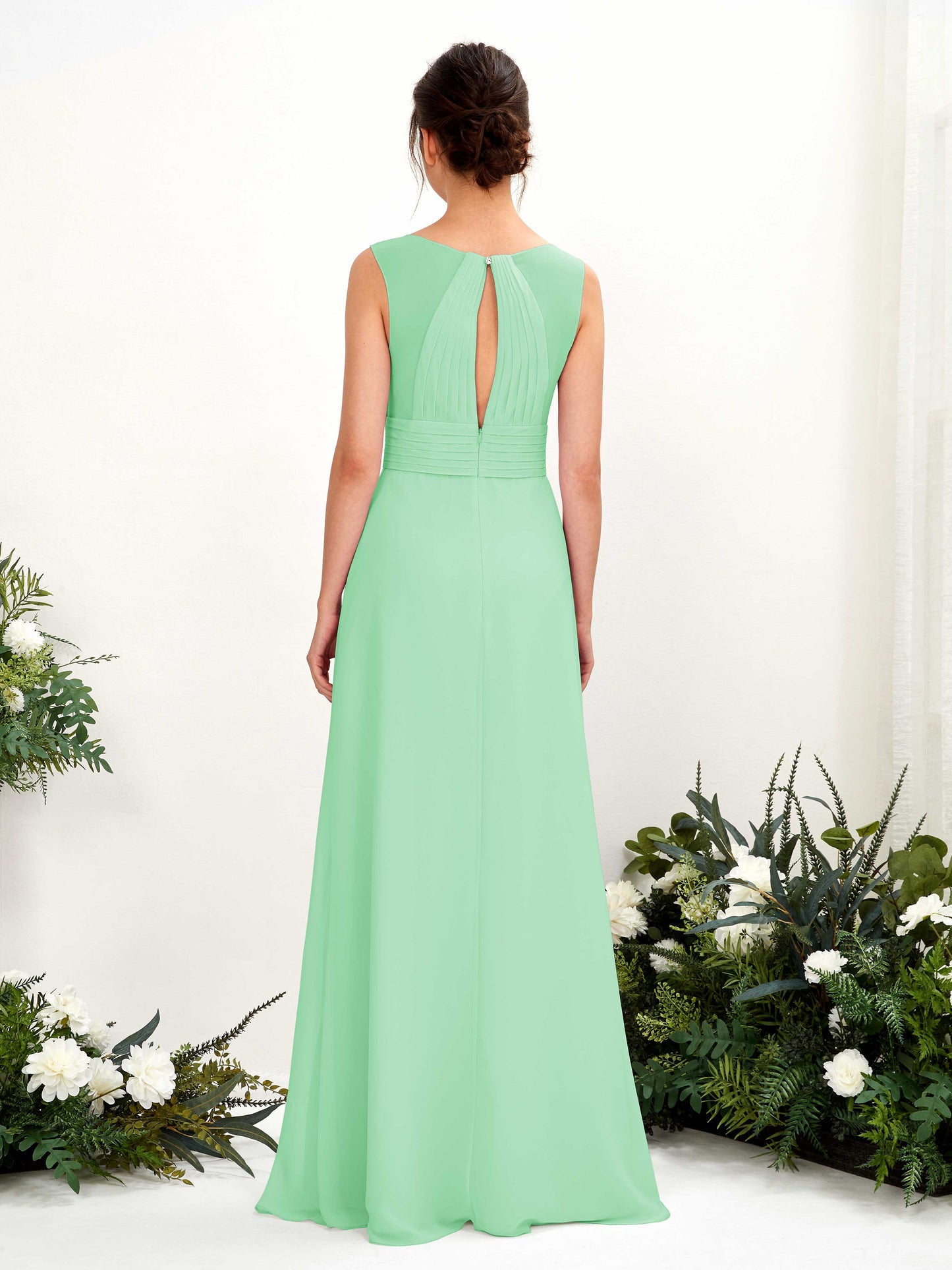 Karen Mint Green Sleeveless Maxi Dress